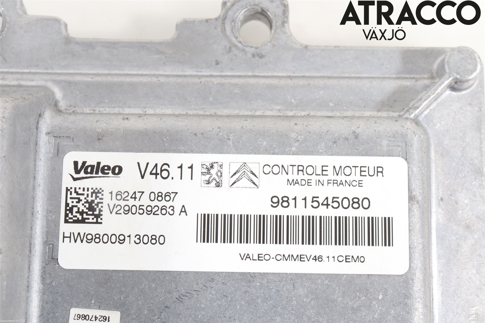 Peugeot PEUGOT 208 16-19 Styrenhet Insprut Bensin