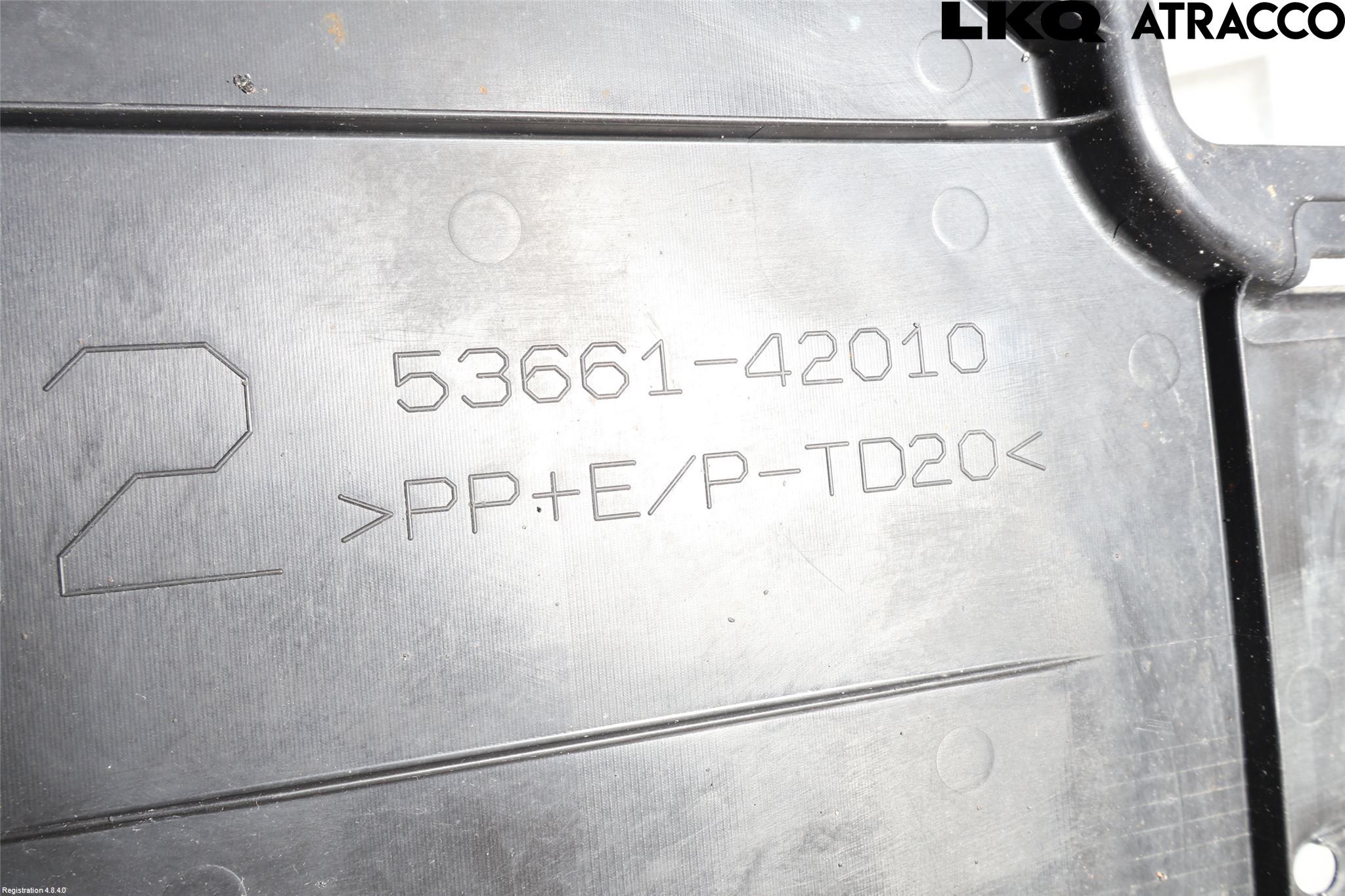 Toyota bZ4X EA10 22- Hasplåt Plåt-Plast