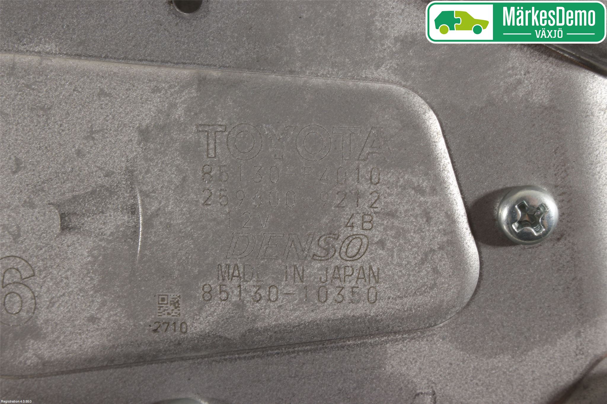 Toyota C-HR 16-23 Torkarmotor Baklucka