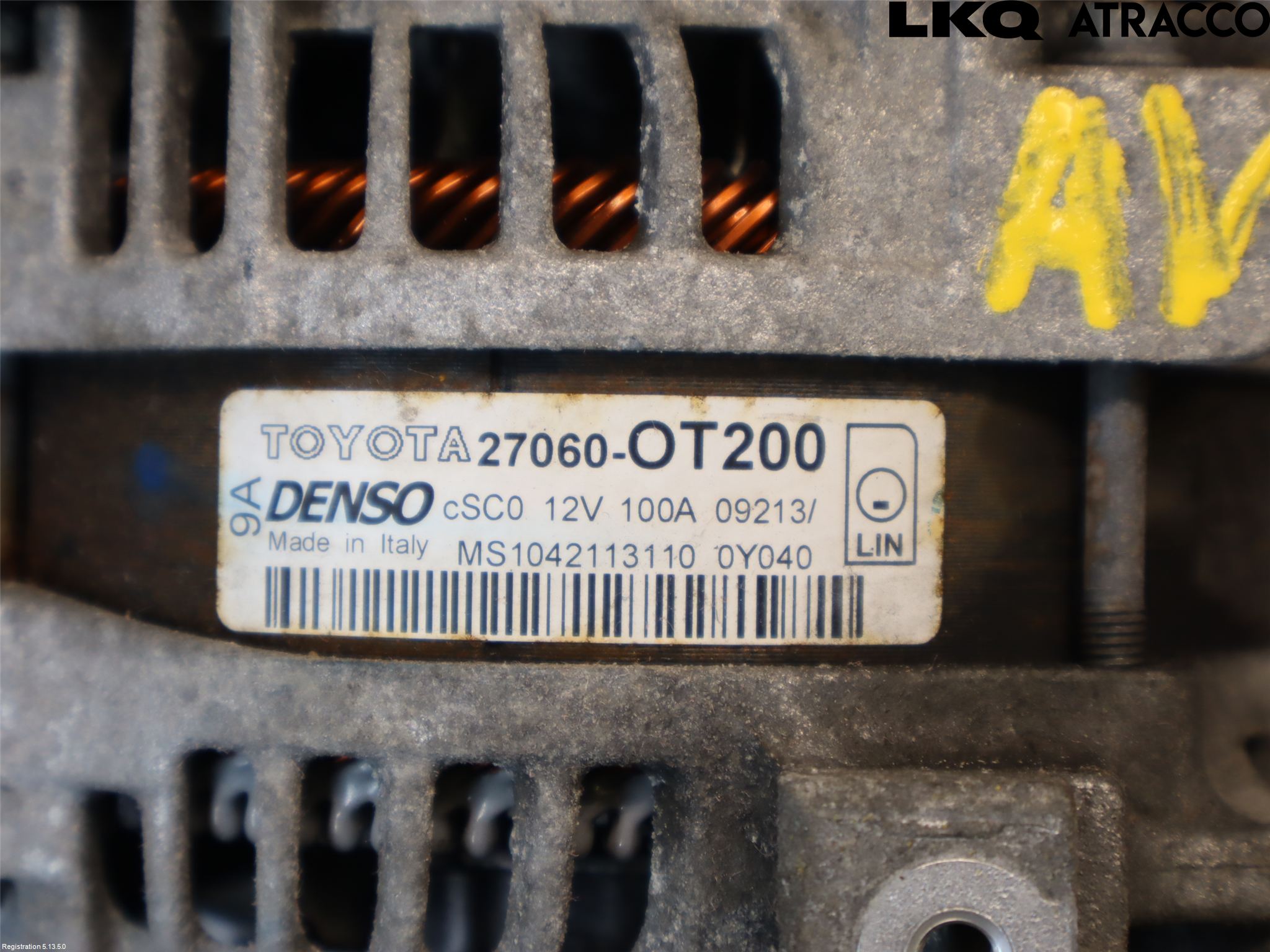 Toyota AURIS 13-19 Generator