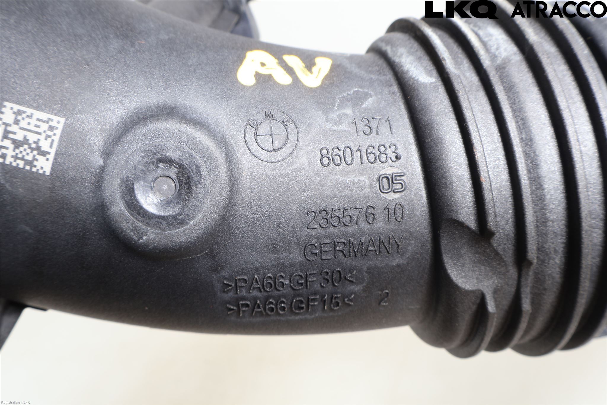 BMW X3 G01 18- Laddluft-Intercoolerrör