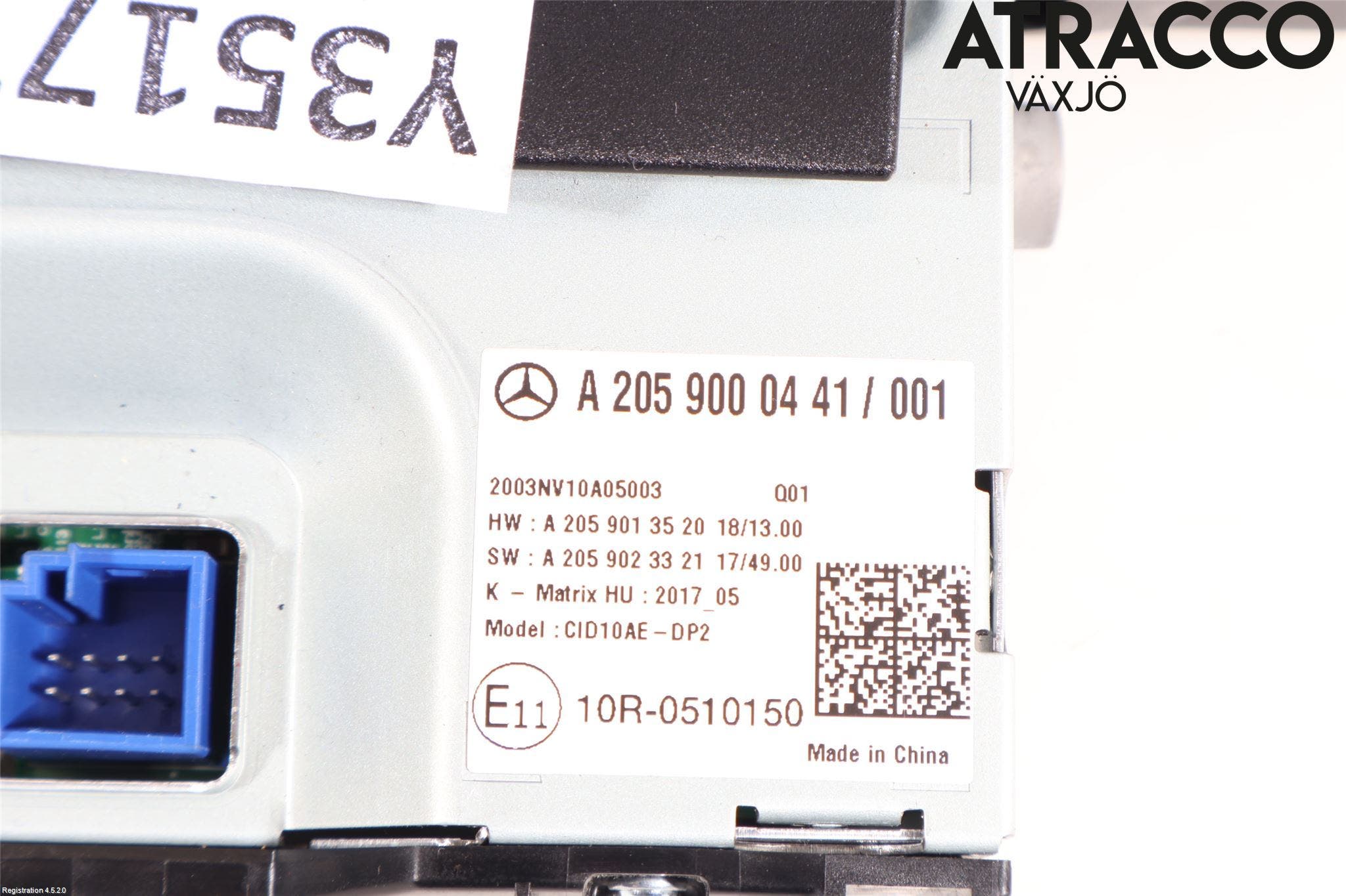 Mercedes-Benz MB C-KLASS (W205) 14-21 Cd Radio - Multimediapanel