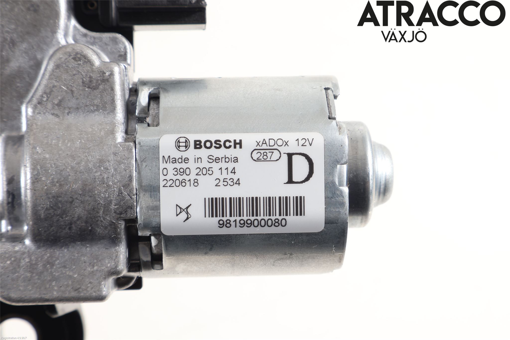 Peugeot 208/E-208 20- Torkarmotor Baklucka