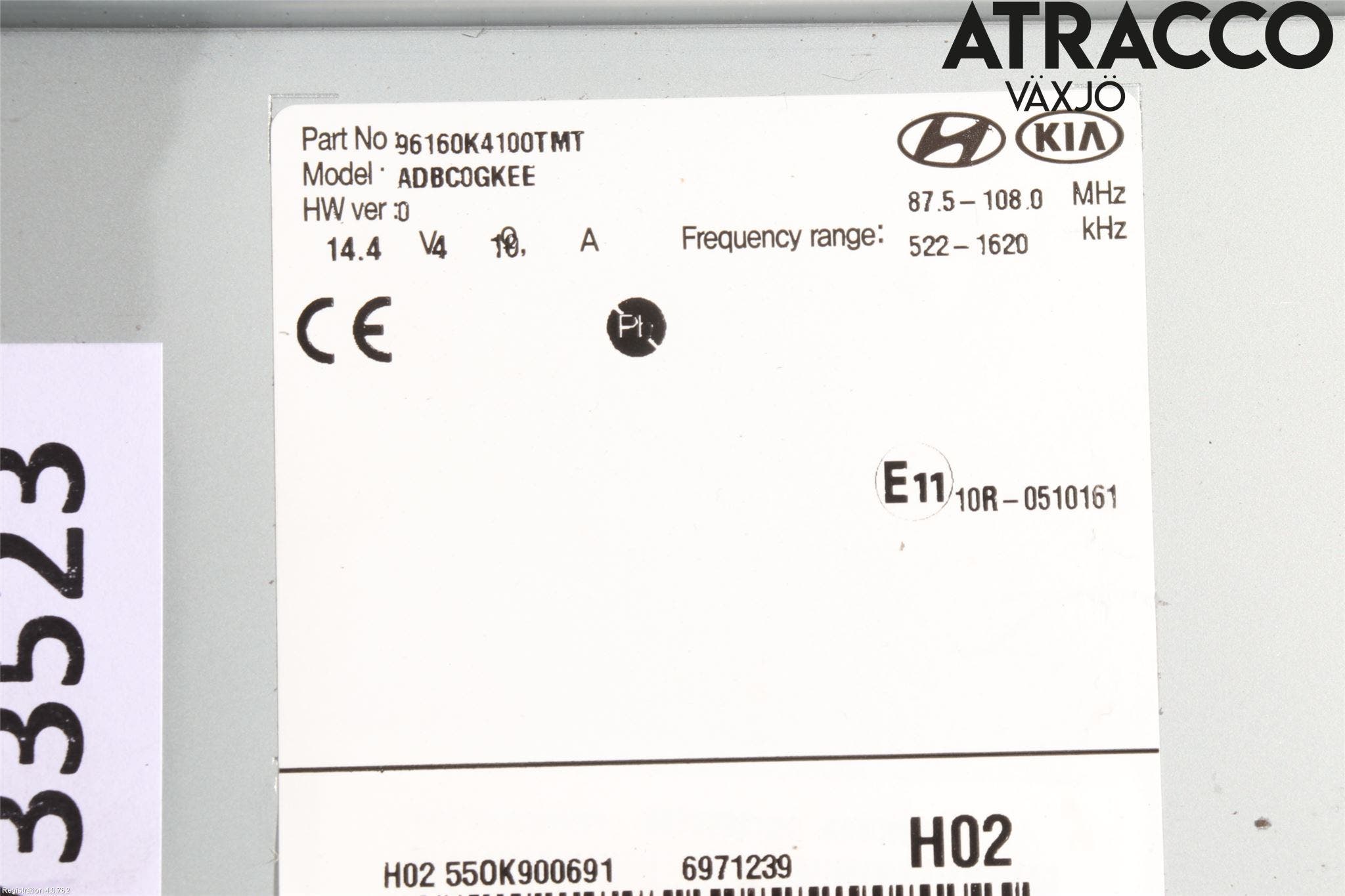 Hyundai KONA/ELECTRIC OS 18-23 Multifunktionsdisplay