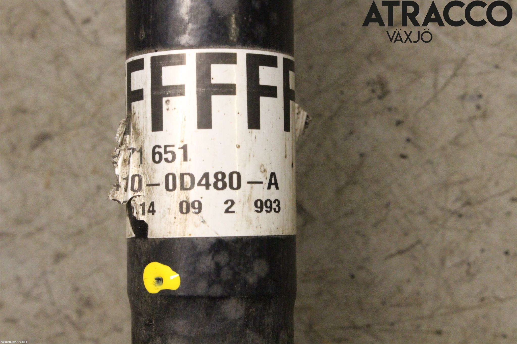 Toyota YARIS XP130 12-14 Drivaxel Fram Höger