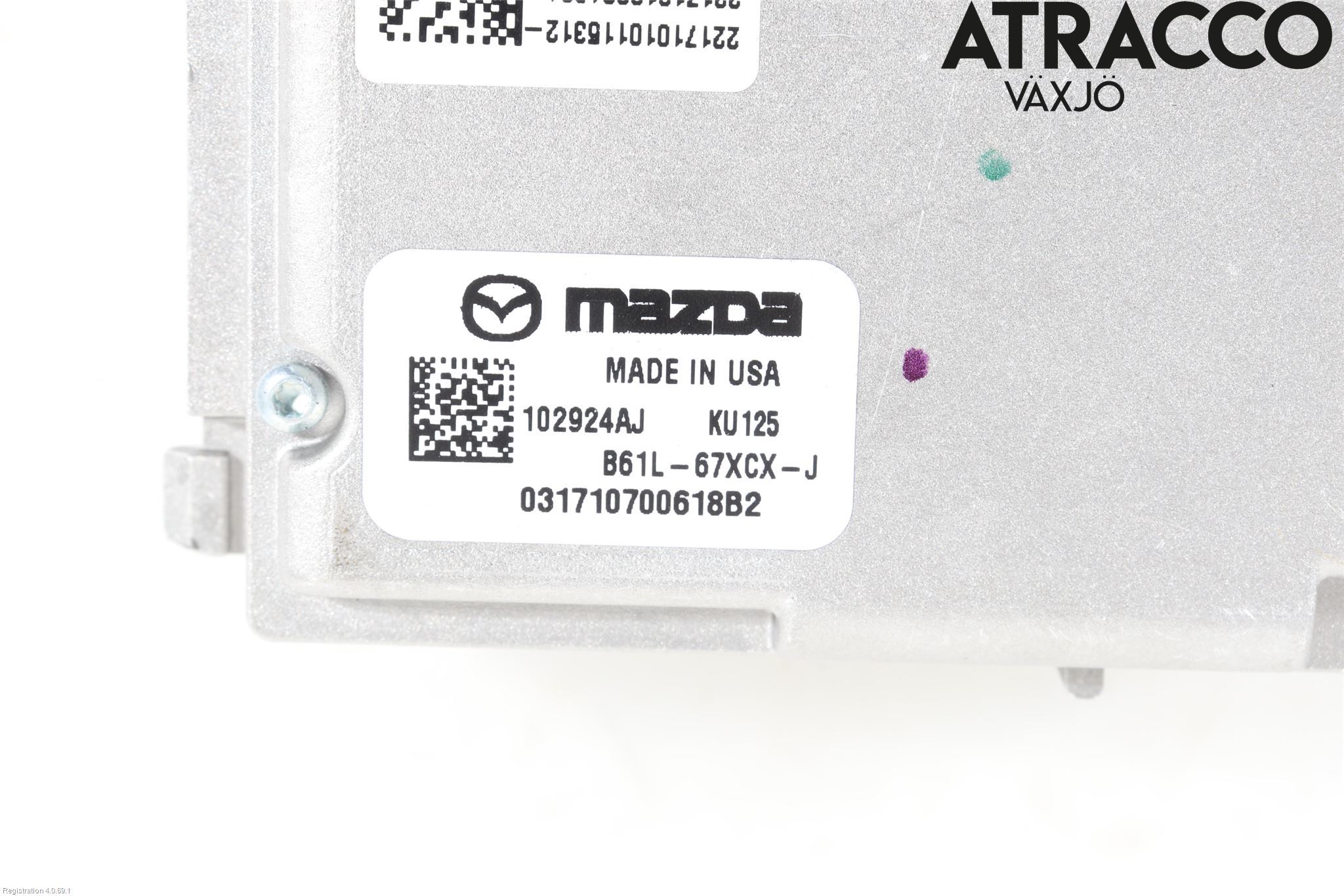 Mazda CX-3 Sensor Aktivt Kollisionsskydd