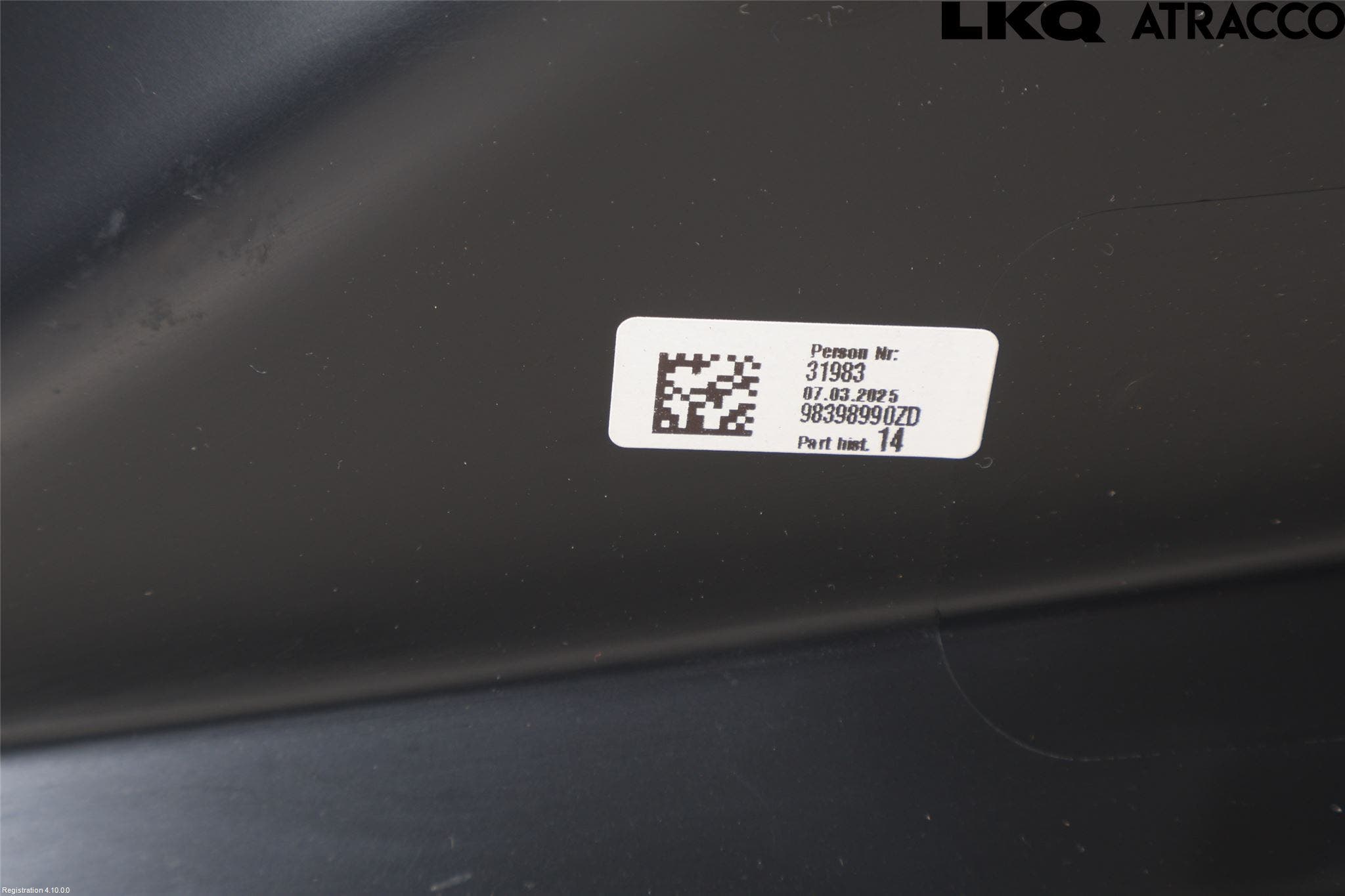 Alfa PEUGEOT 5008/E-5008 24- Inredning Bakluckeklädsel