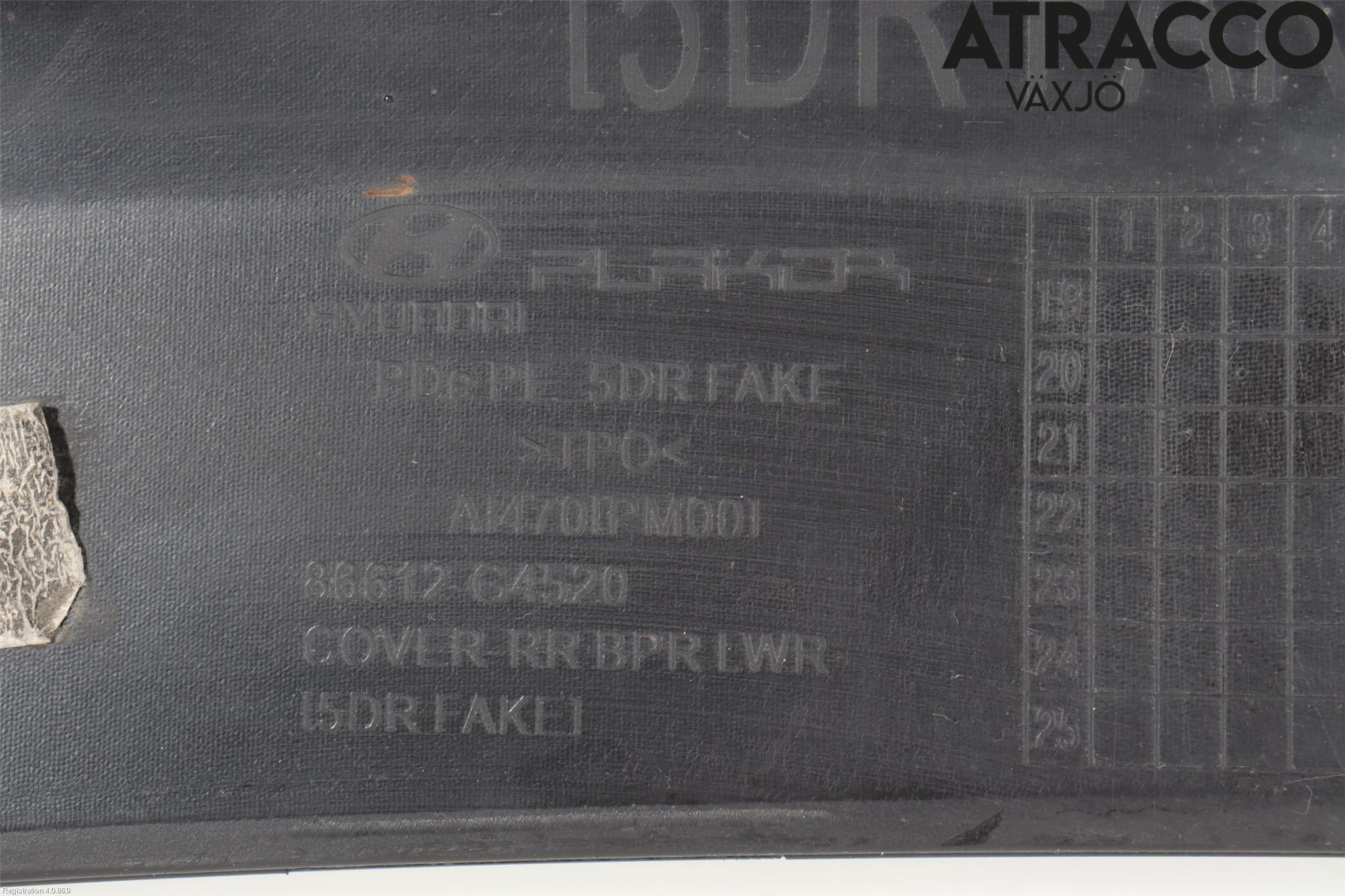 Hyundai i30 PD 17- Stötfångardel Bak Mitt