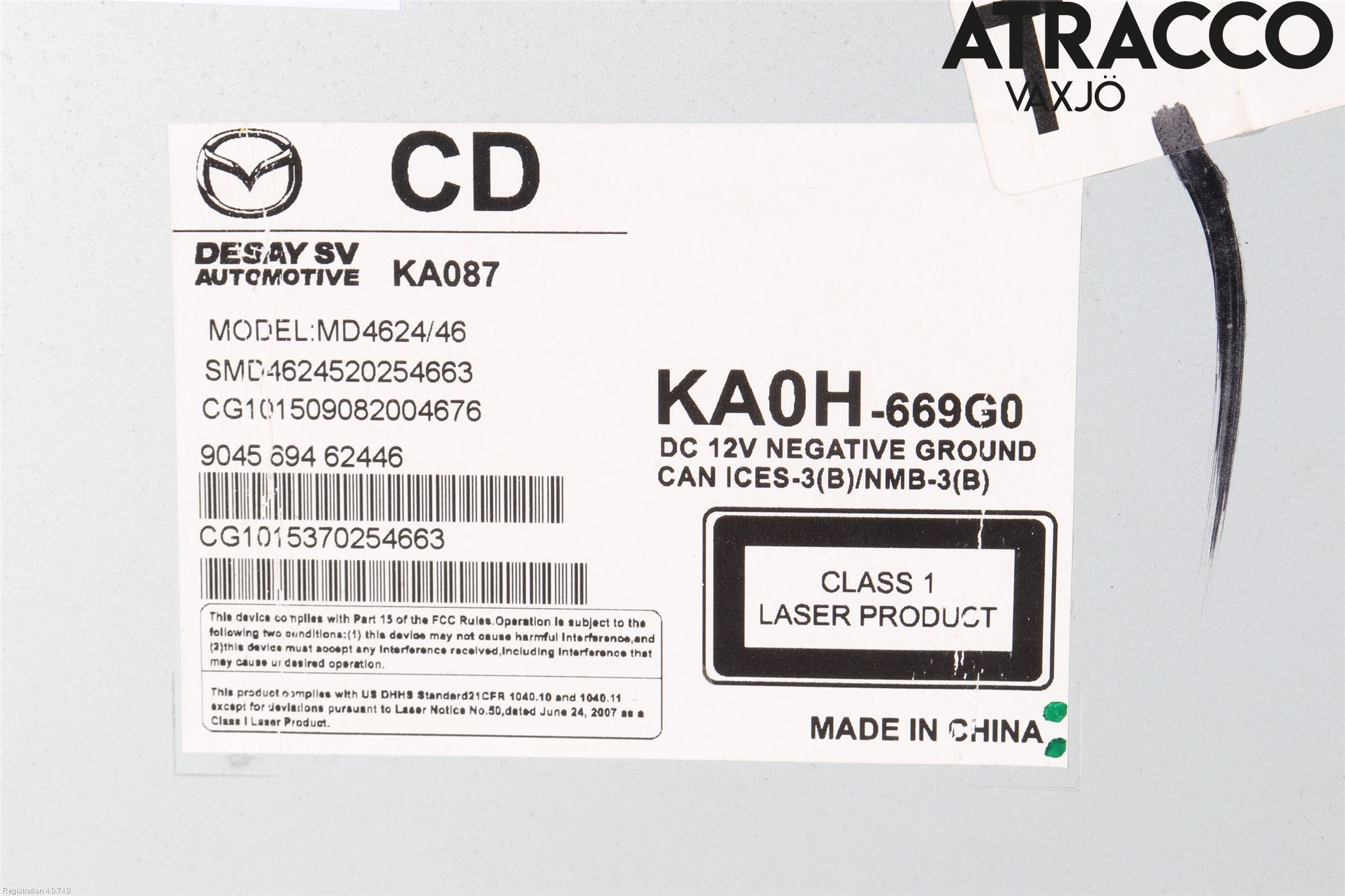 Mazda CX-5 12-17 Cd Radio - Multimediapanel