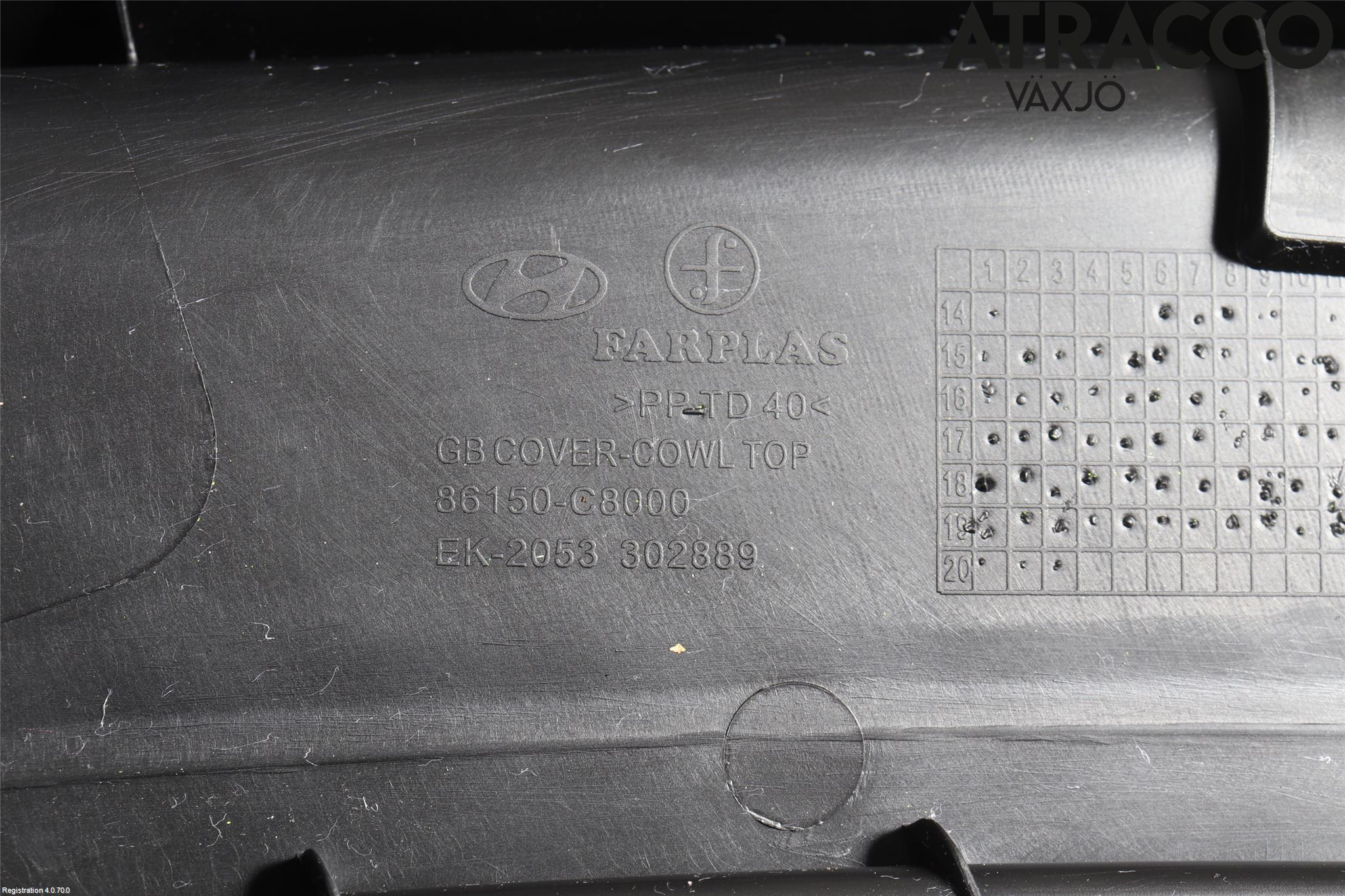 Hyundai i20 GB 15-20 Torpedplåt-Torpedplast