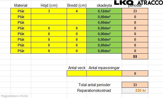 Lexus NX 300h 15-21 Dörr Bak Vänster