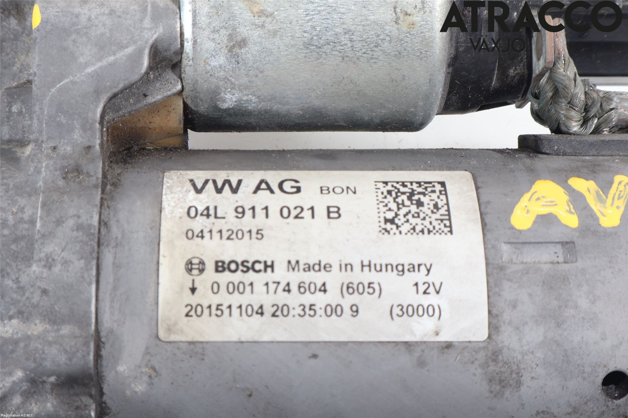 Audi A4/S4 B9 16-19 Startmotor Diesel