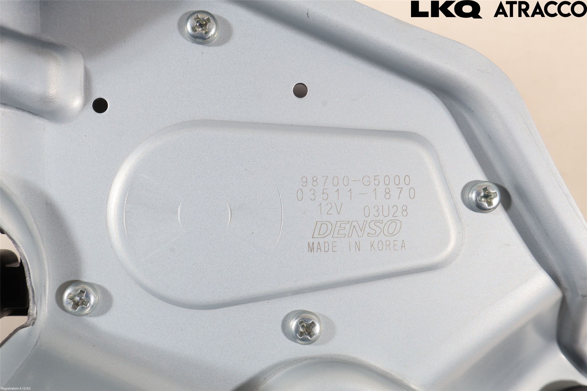 Kia NIRO (DE) 17-22 Torkarmotor Baklucka