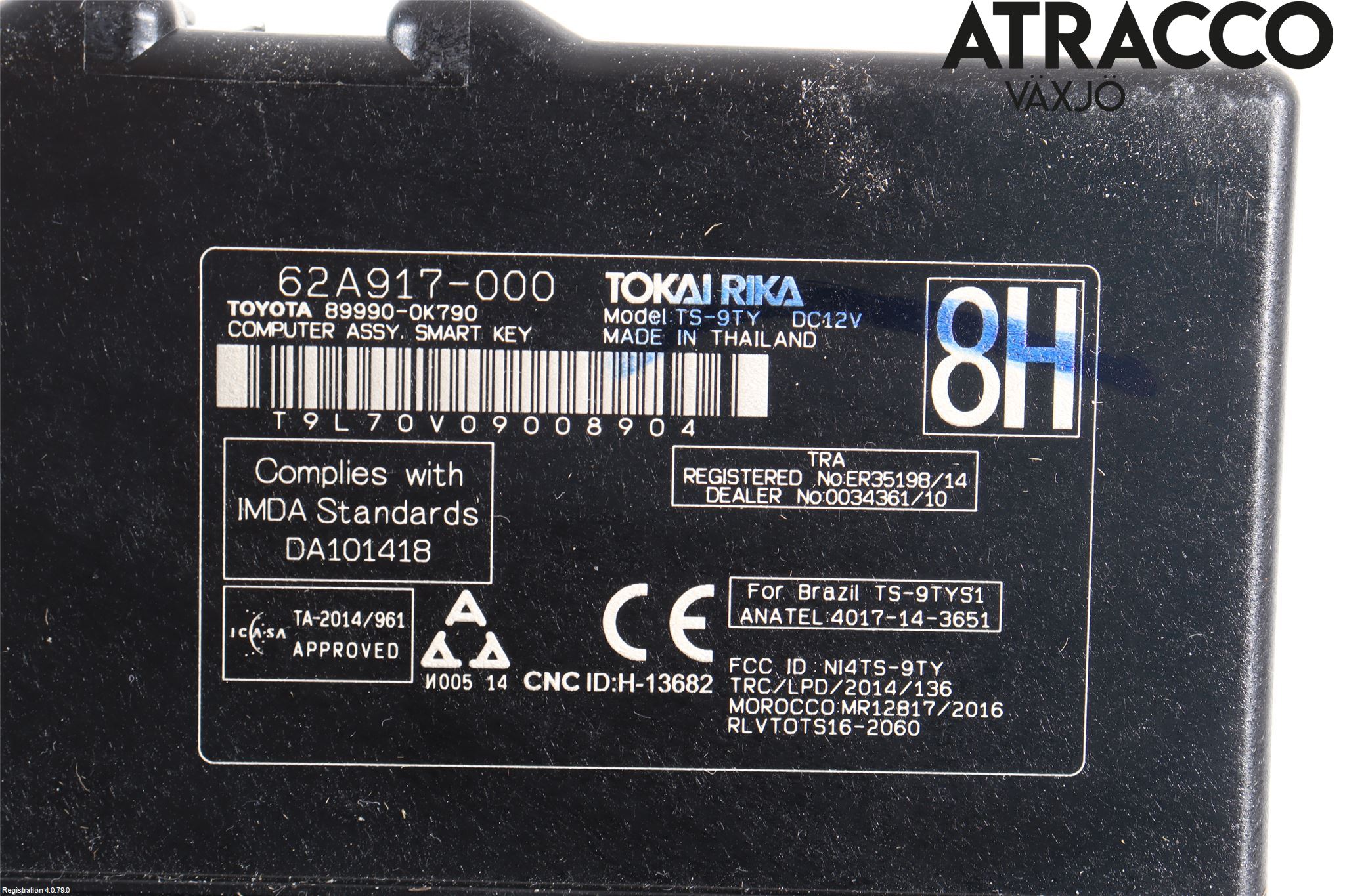 Toyota HILUX 16- Styrenhet Centrallås