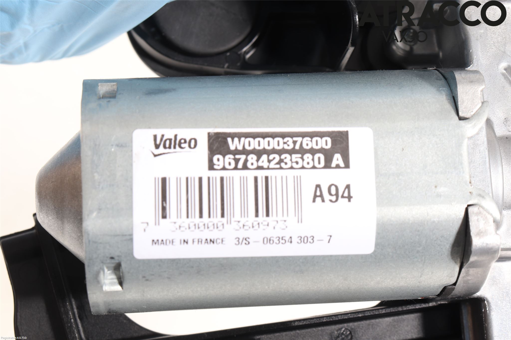 Peugeot 2008 13-20 Torkarmotor Baklucka