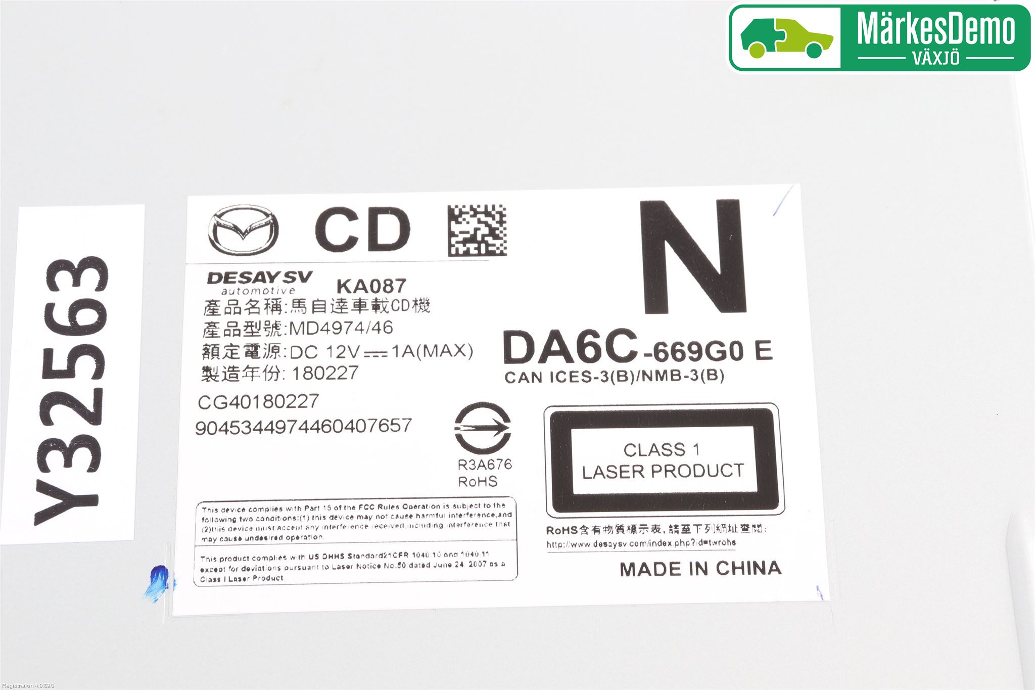 Mazda CX-3 Cd Radio - Multimediapanel