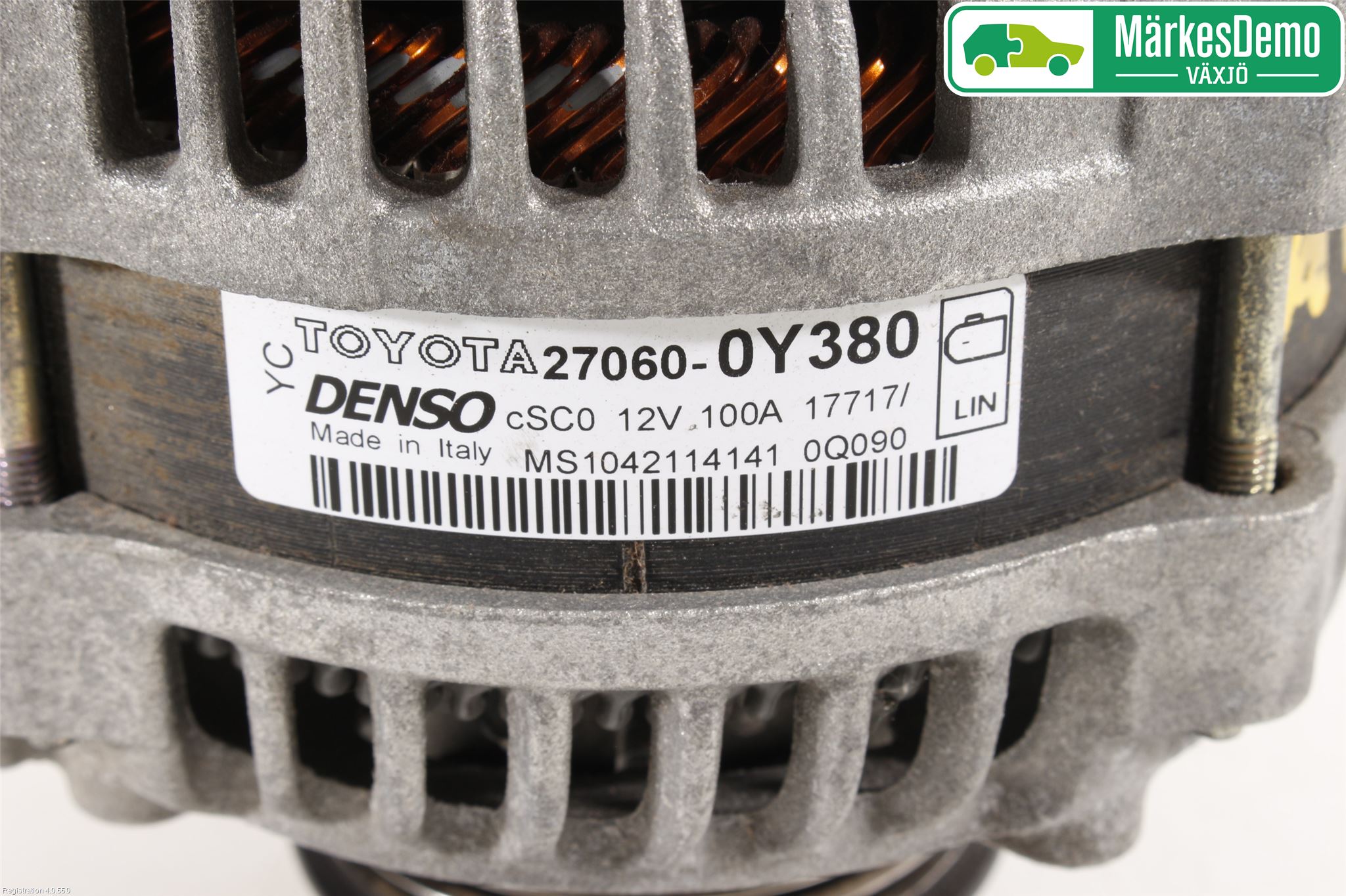 Toyota YARIS XP130 15-20 Generator