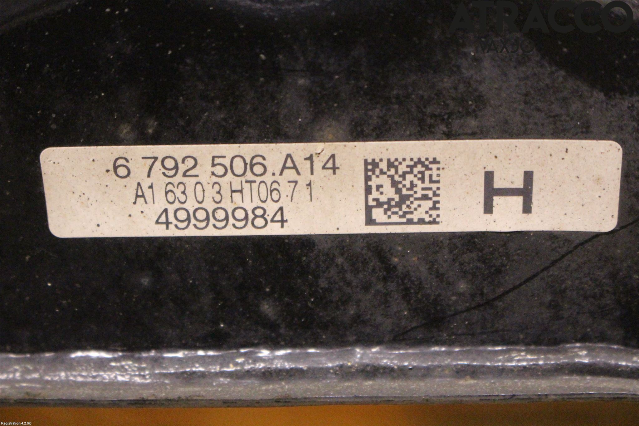 BMW 4 F32/F33/F82/F83 13-20 Bakaxelbalk