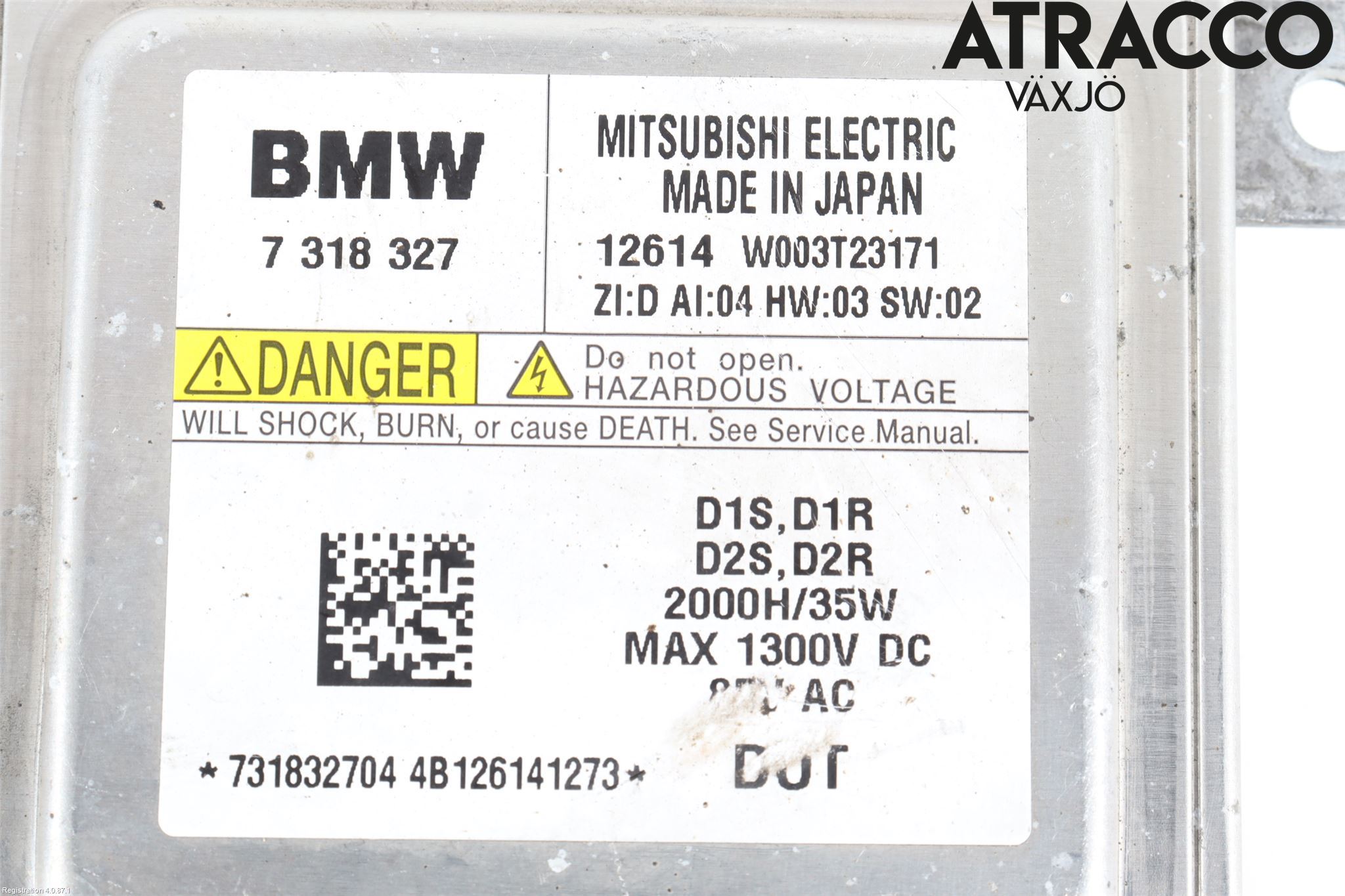 BMW 5 F10/F11/F18 09-17 Styrenhet Strålkastare