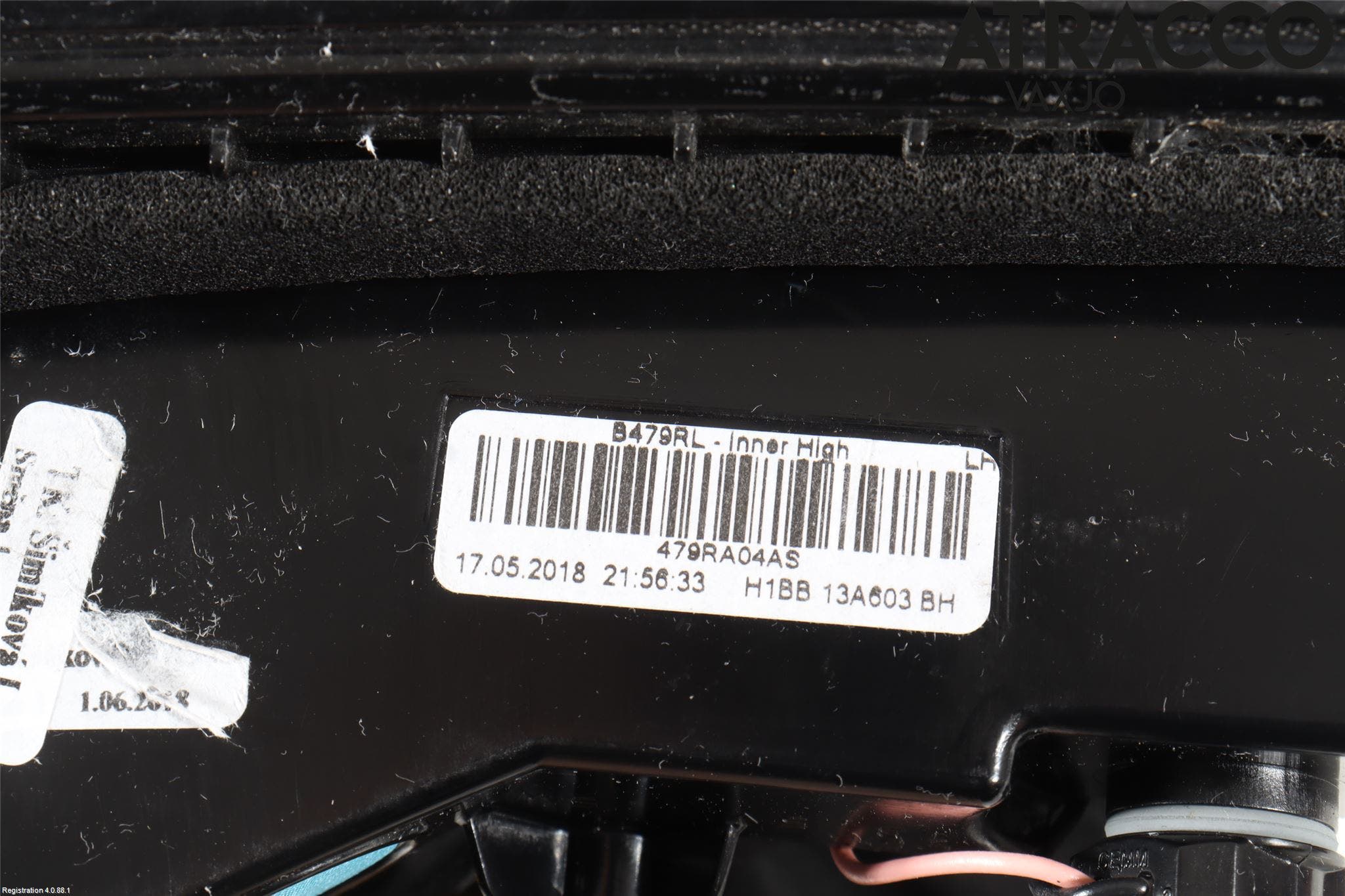 Ford FIESTA (VII) 18-23 Bakljus Lucka Vä