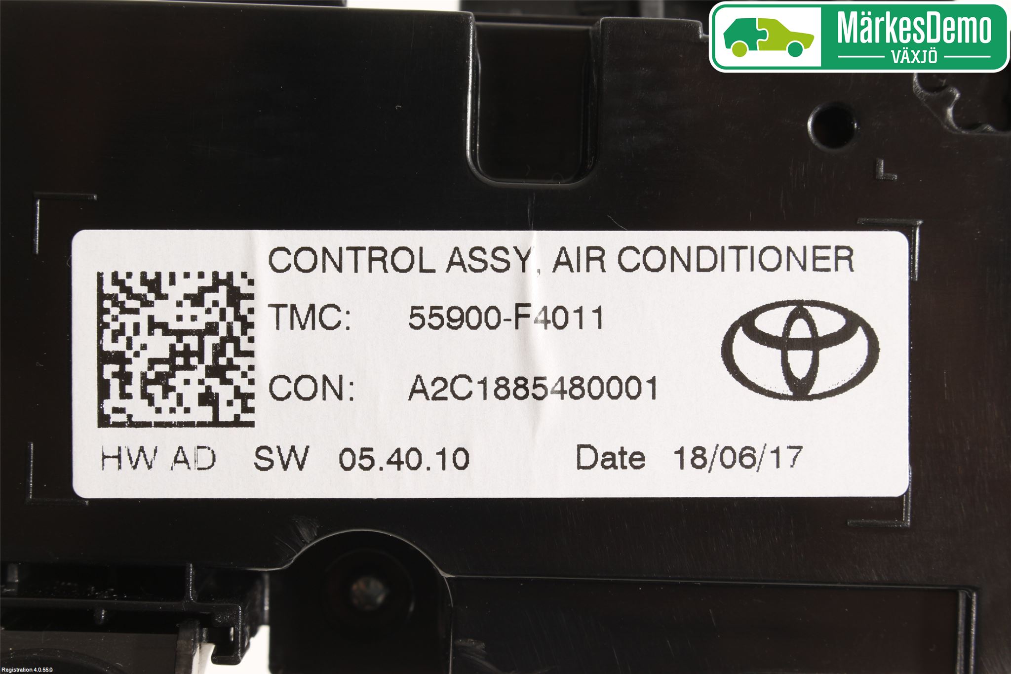 Toyota C-HR 16-23 Ac Styrenhet Ac Manöveren