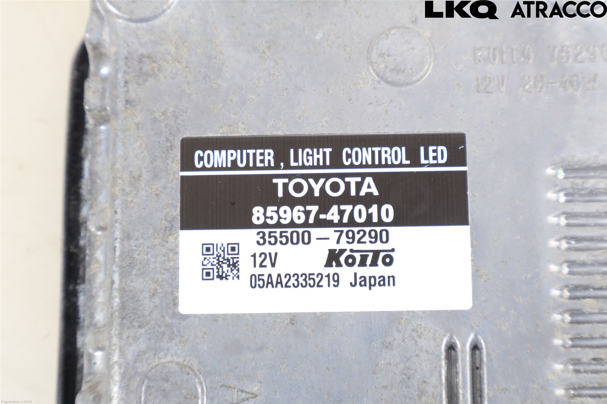 Lexus RX AL10 09-15 Styrenhet Strålkastare