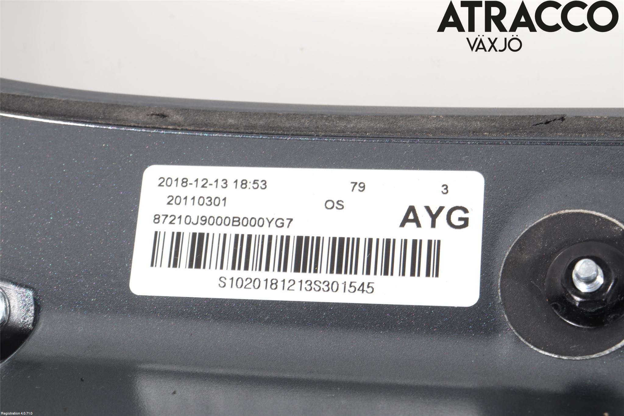 Hyundai KONA/ELECTRIC OS 18-23 Spoiler Baklucka