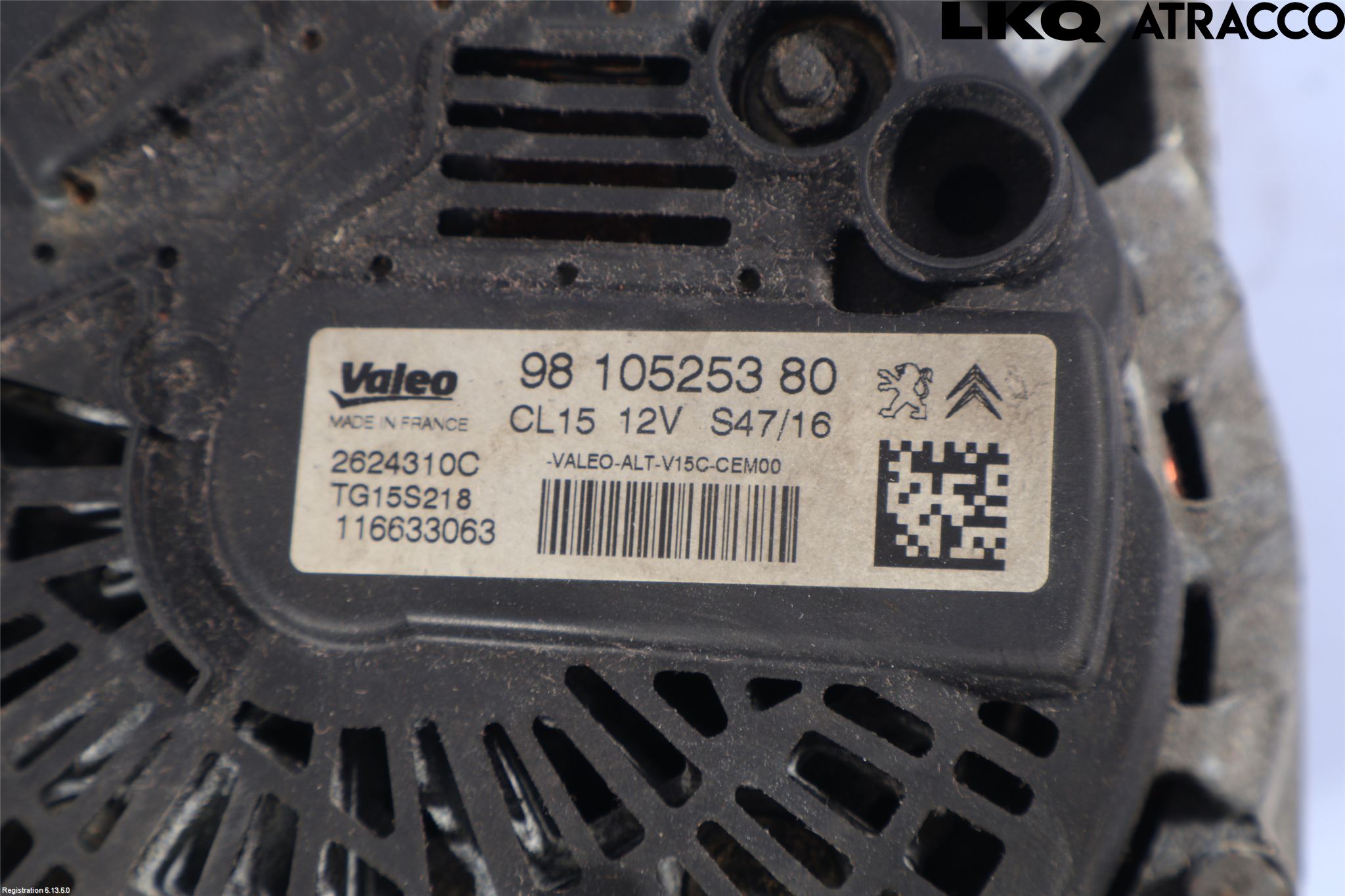 Citroen BERLINGO 08-18 Generator