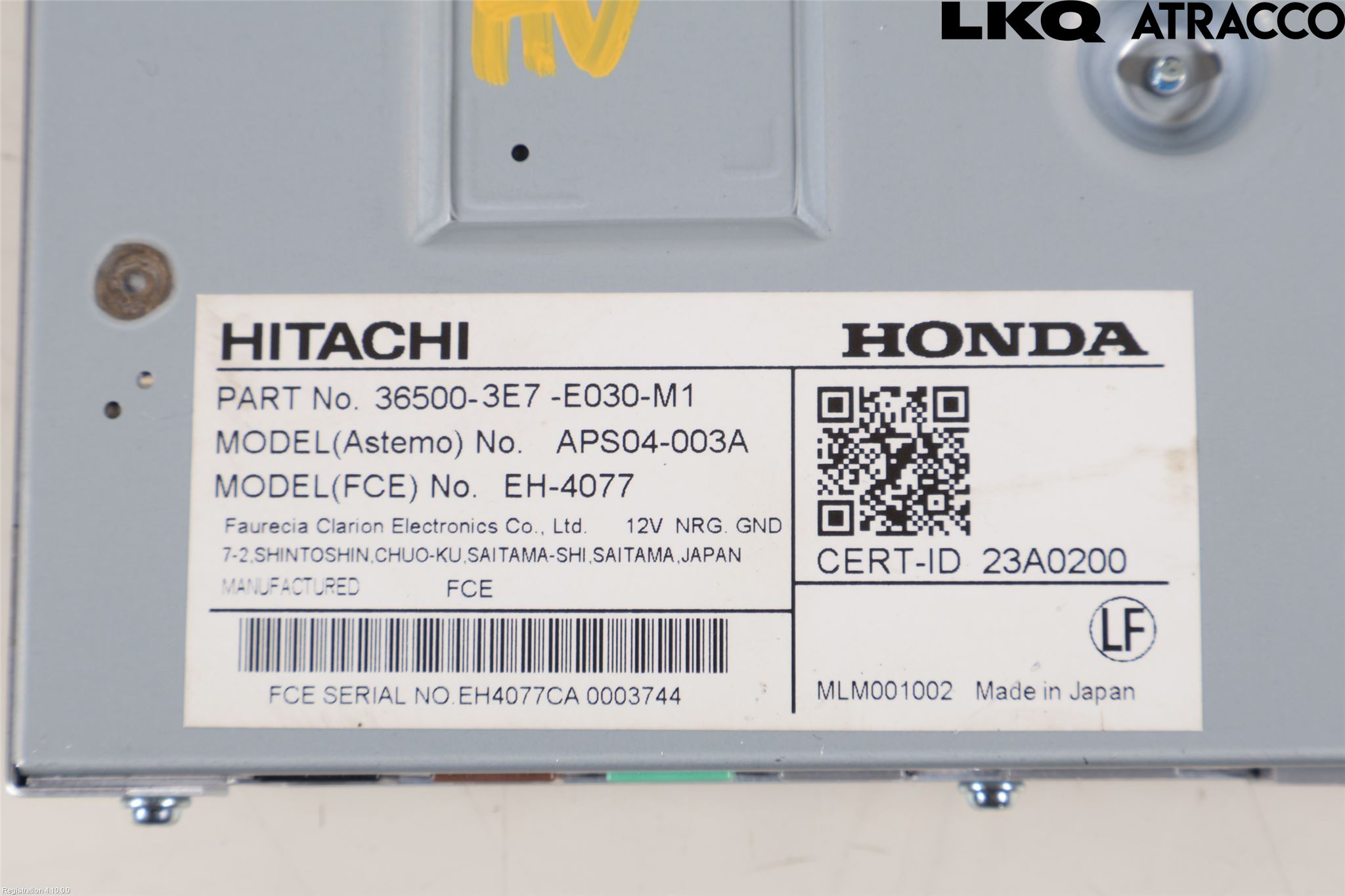 Honda CR-V 24- Styrenhet Övrigt