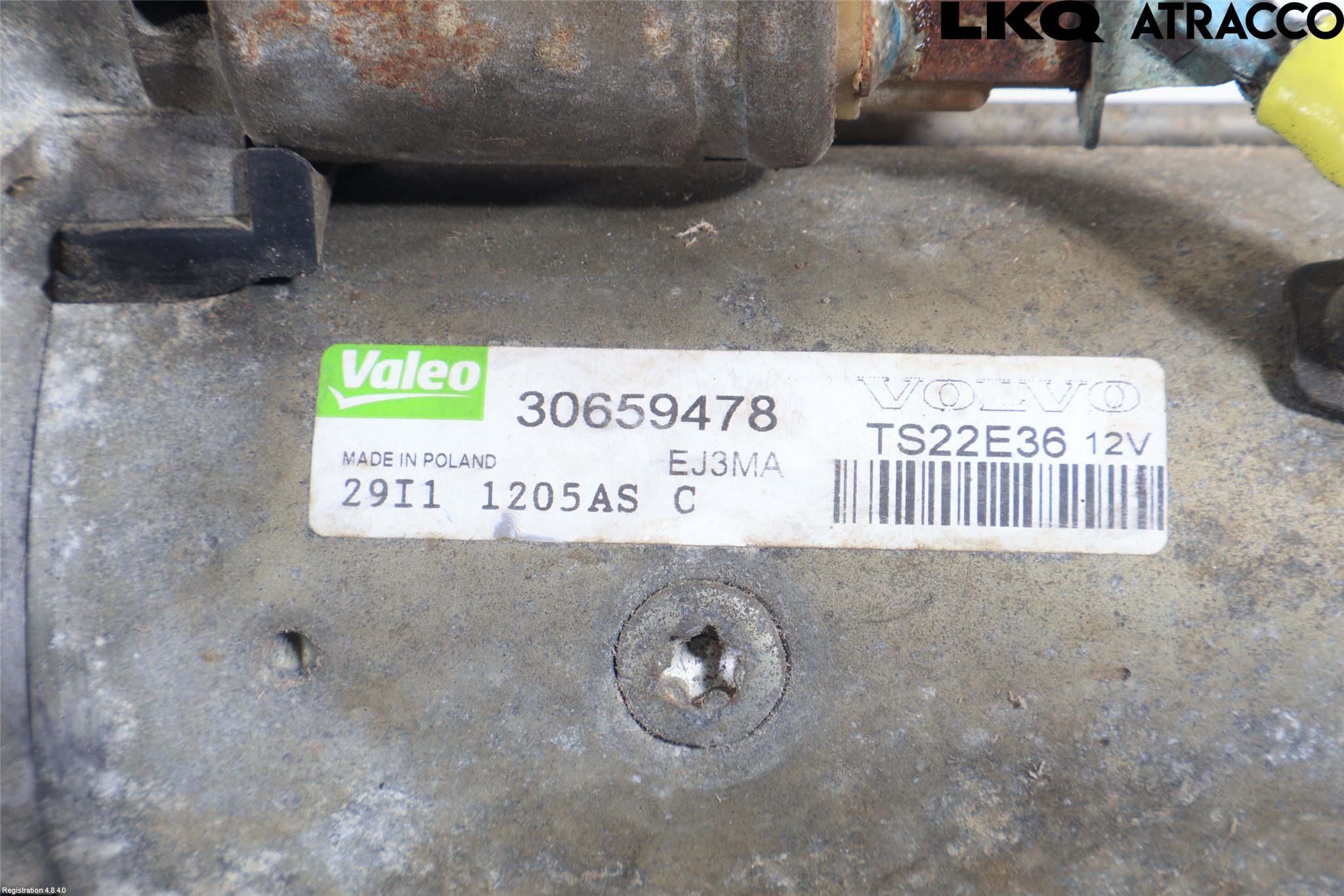 Volvo V70 08-13 Startmotor Diesel