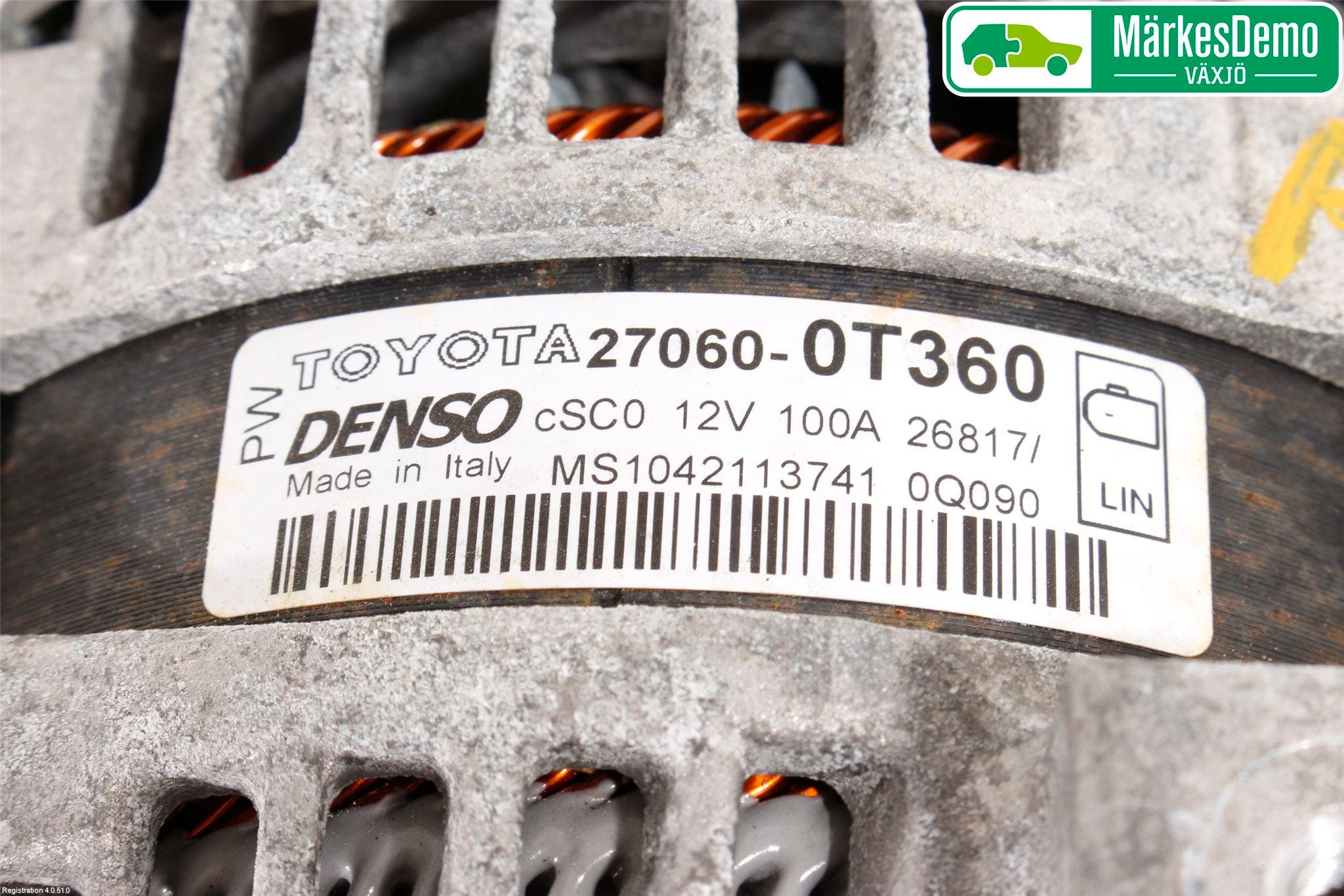 Toyota VERSO 09-18 Generator