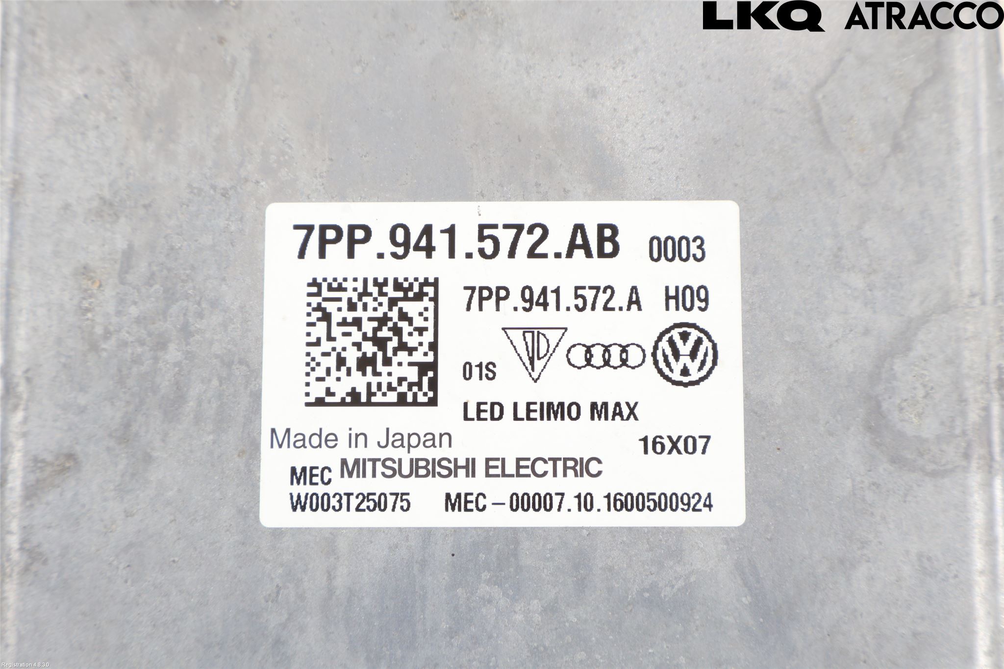 Audi A4/S4 B9 16-19 Styrenhet Strålkastare