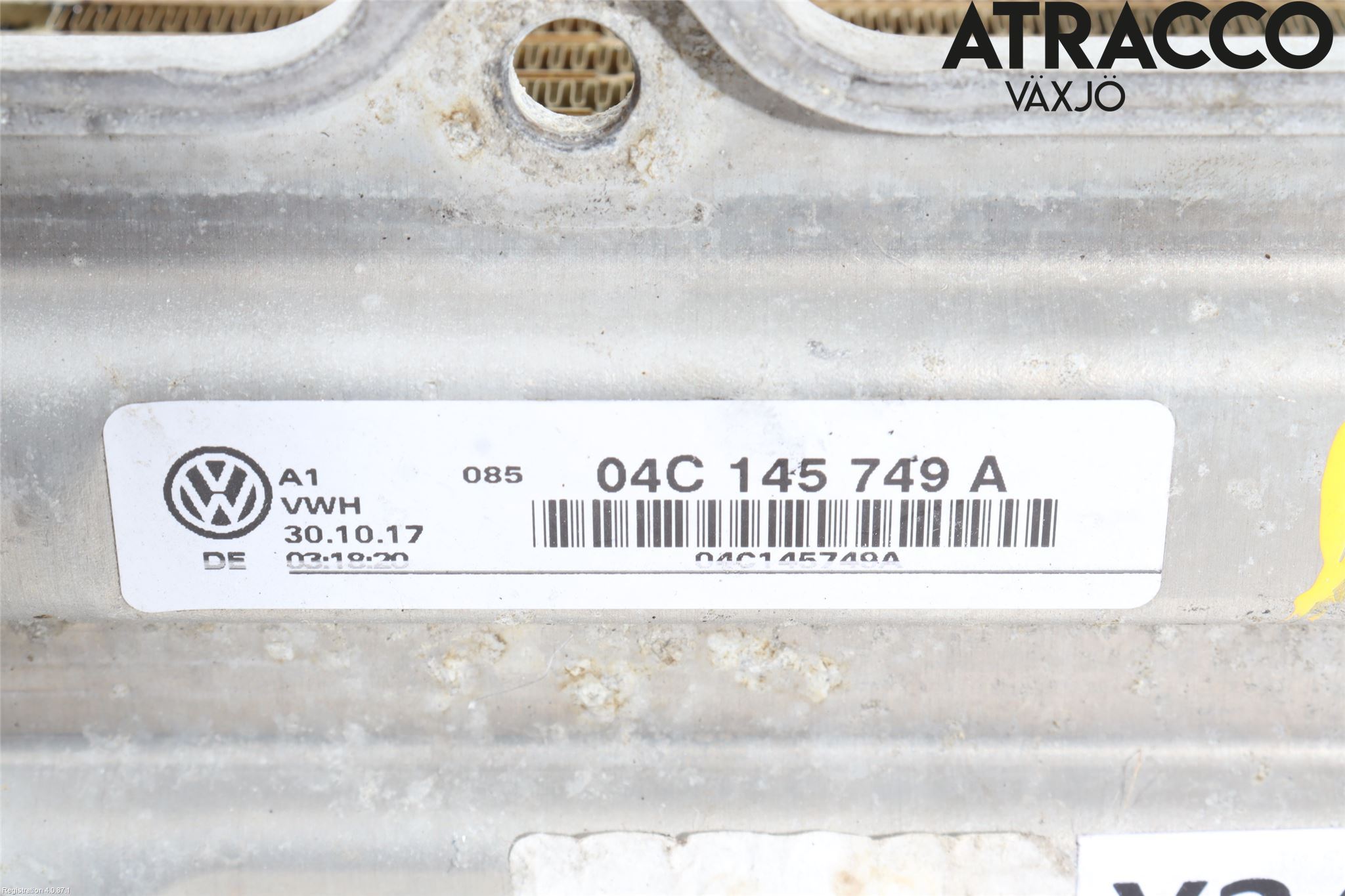 Volkswagen VW GOLF / E-GOLF VII 13-20 Laddluft-Intercooler Kyl