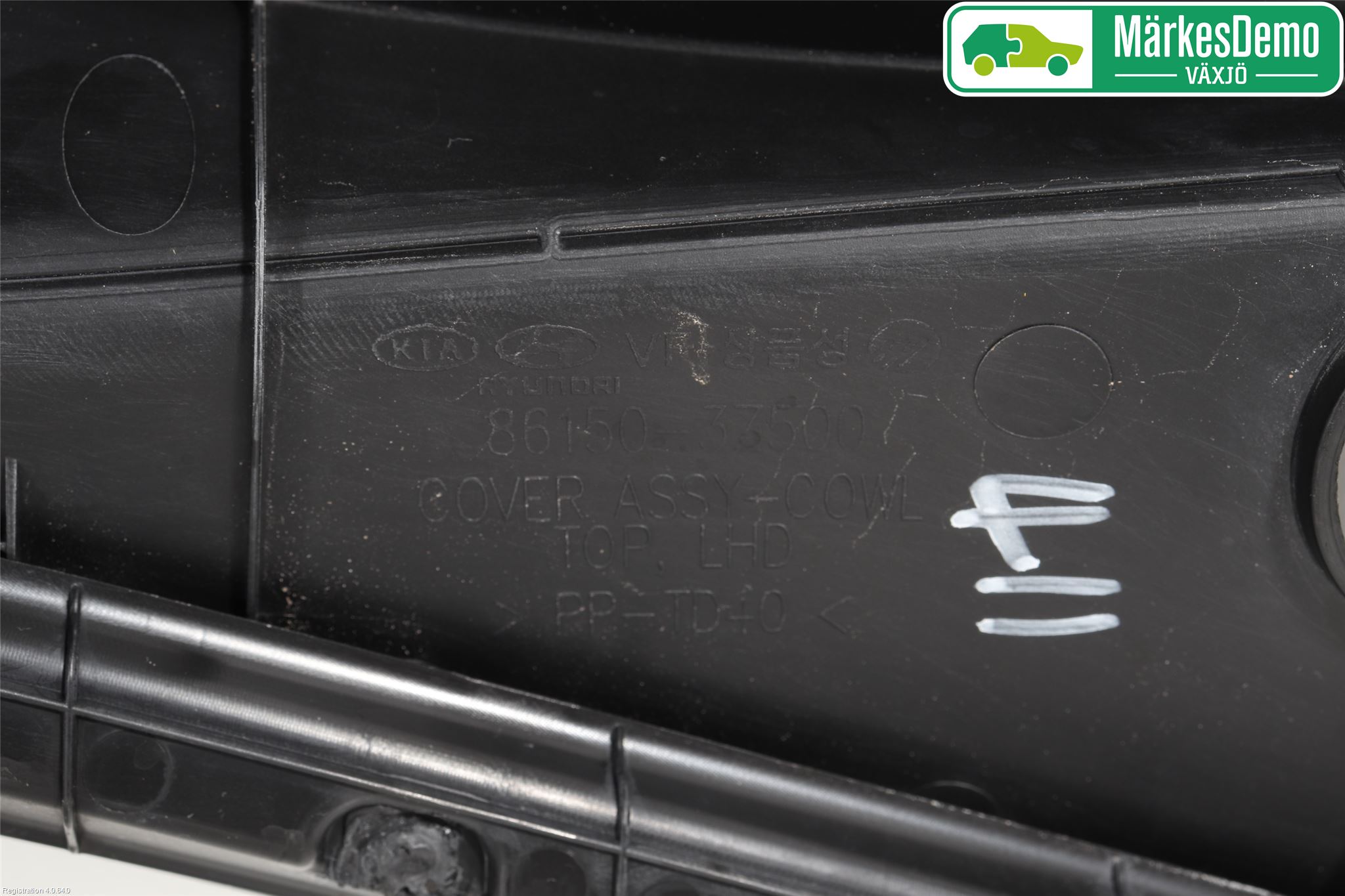 Hyundai i40 16-18 Torpedplåt-Torpedplast