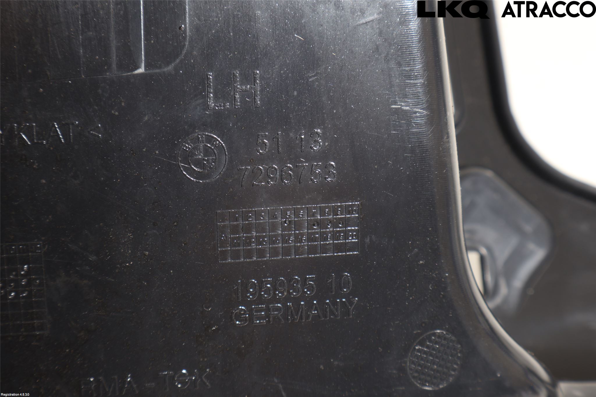 BMW i3 I01 13-22 Skärm Bak Vänster