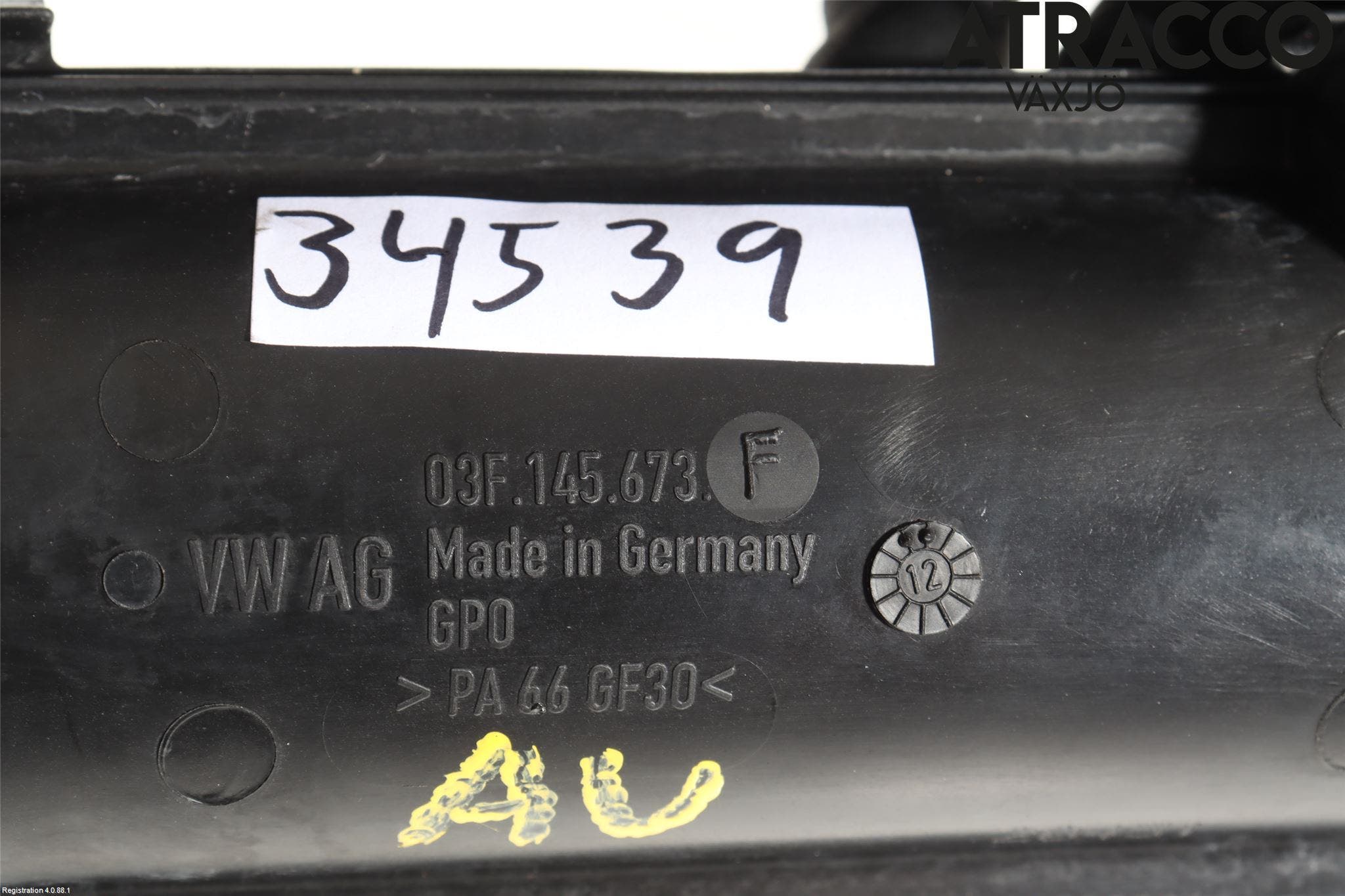 Audi A1/S1 11-18 Laddluft-Intercoolerrör