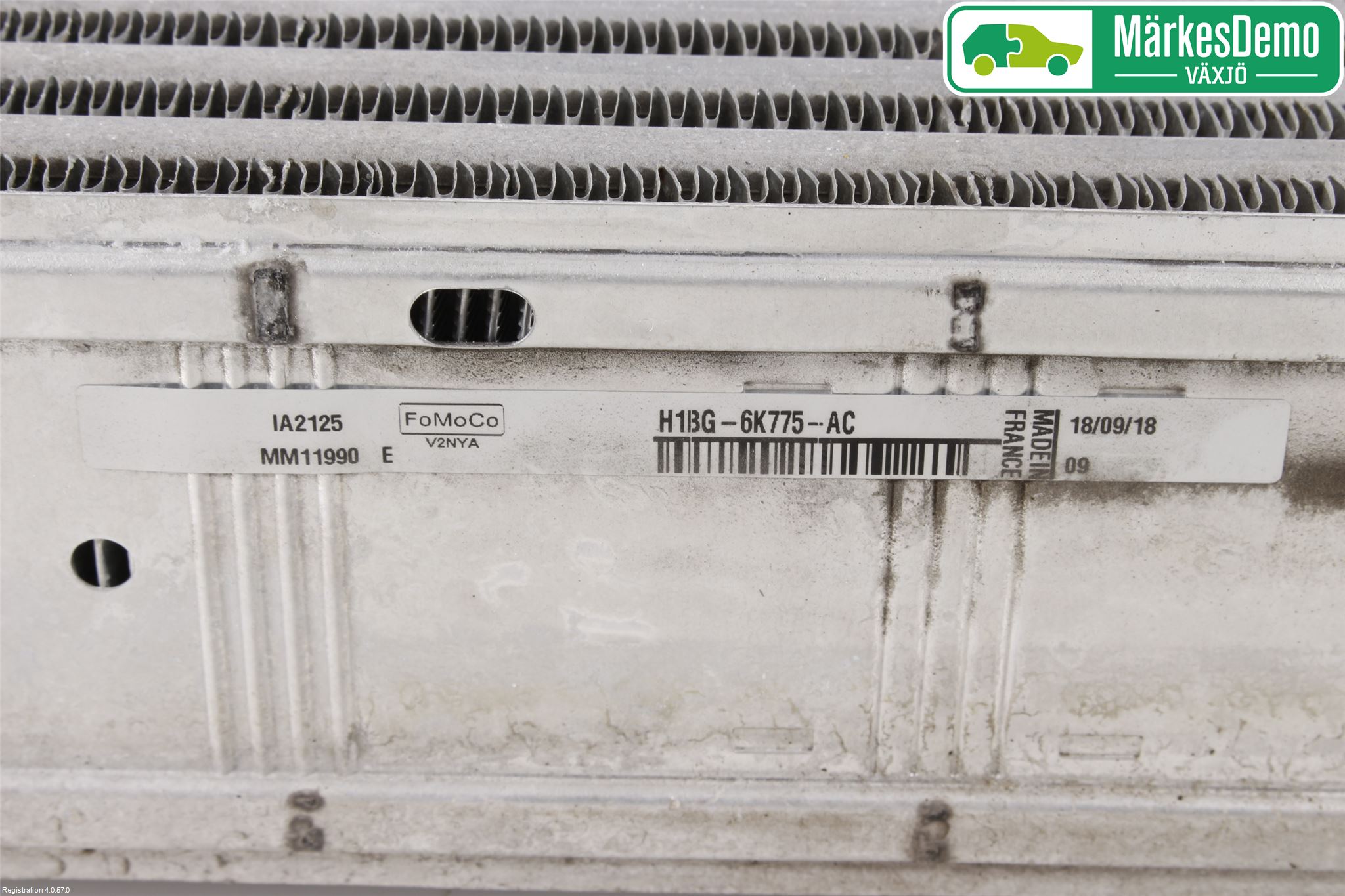 Ford FIESTA (VII) 18-23 Laddluft-Intercooler Kyl
