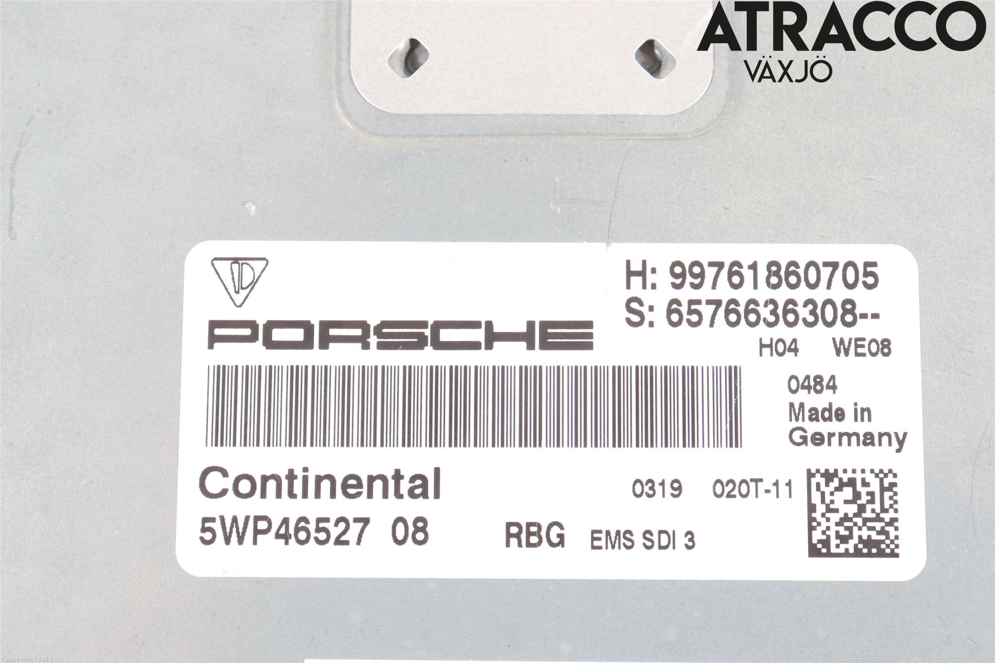Porsche 911 (997) 05-12 Styrenhet Insprut Bensin