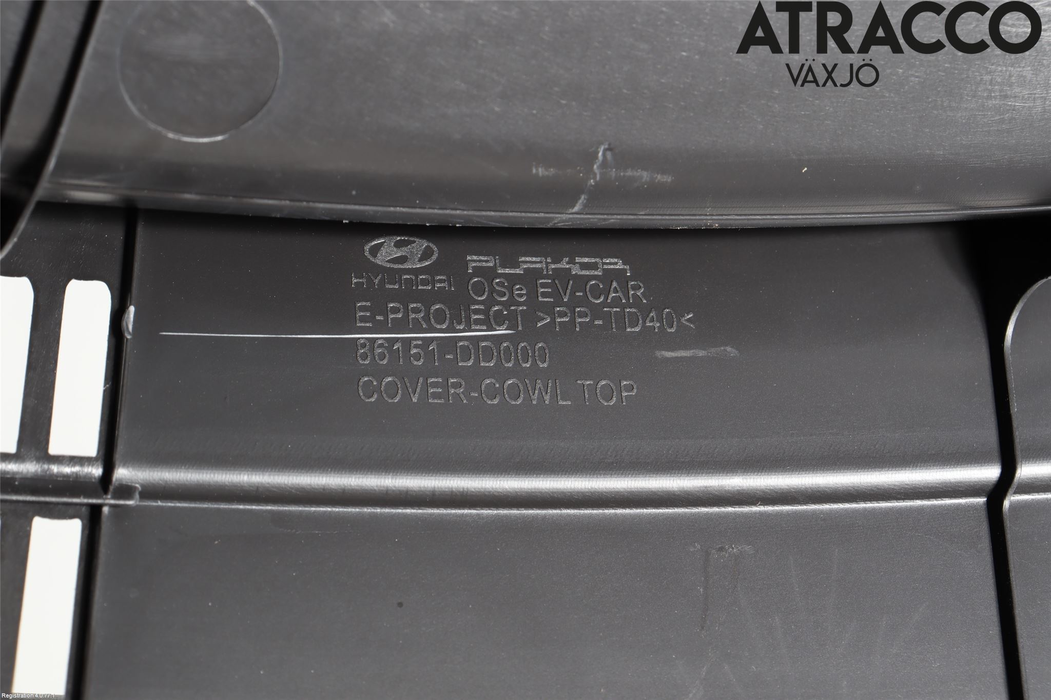 Hyundai KONA/ELECTRIC OS 18-23 Torpedplåt-Torpedplast