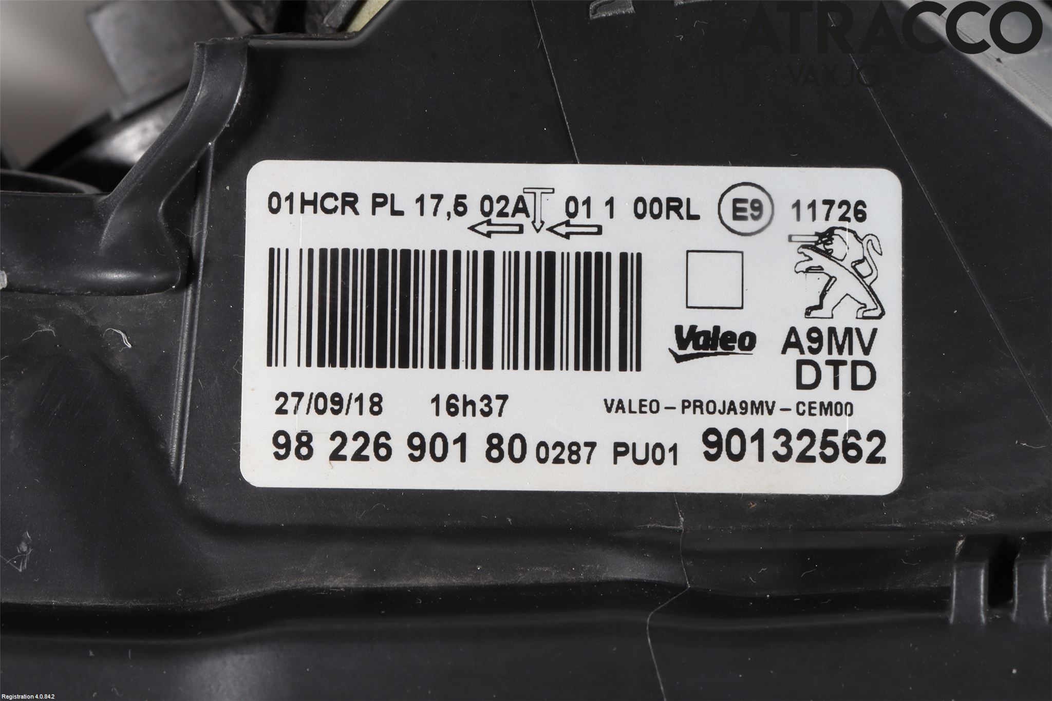 Peugeot PEUGOT 208 16-19 Strålkastare Höger