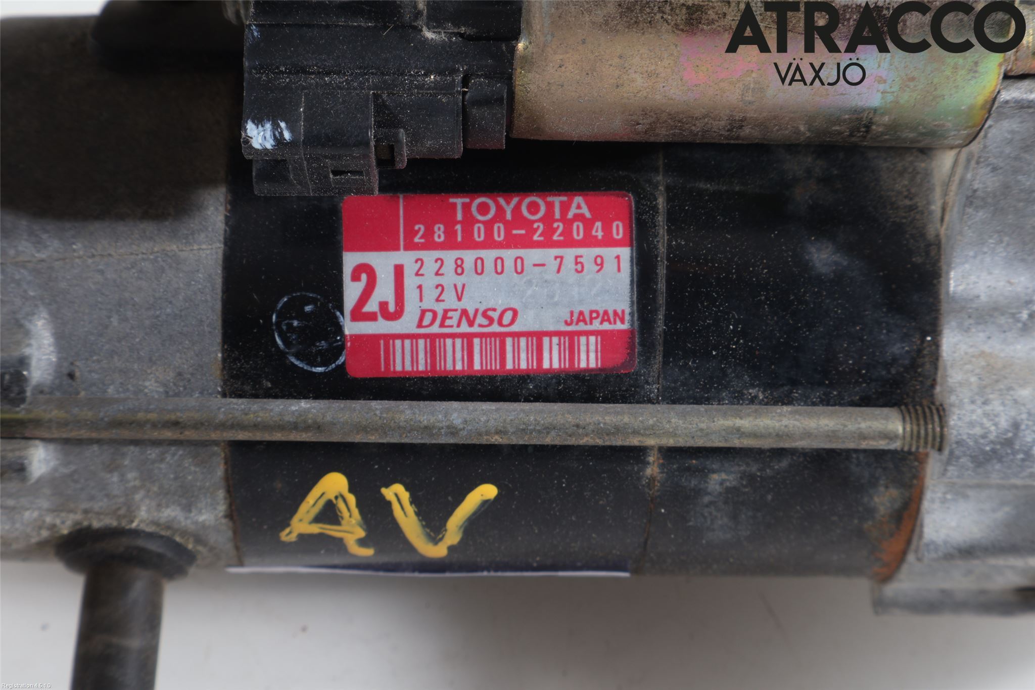 Toyota MR2     00->> Startmotor