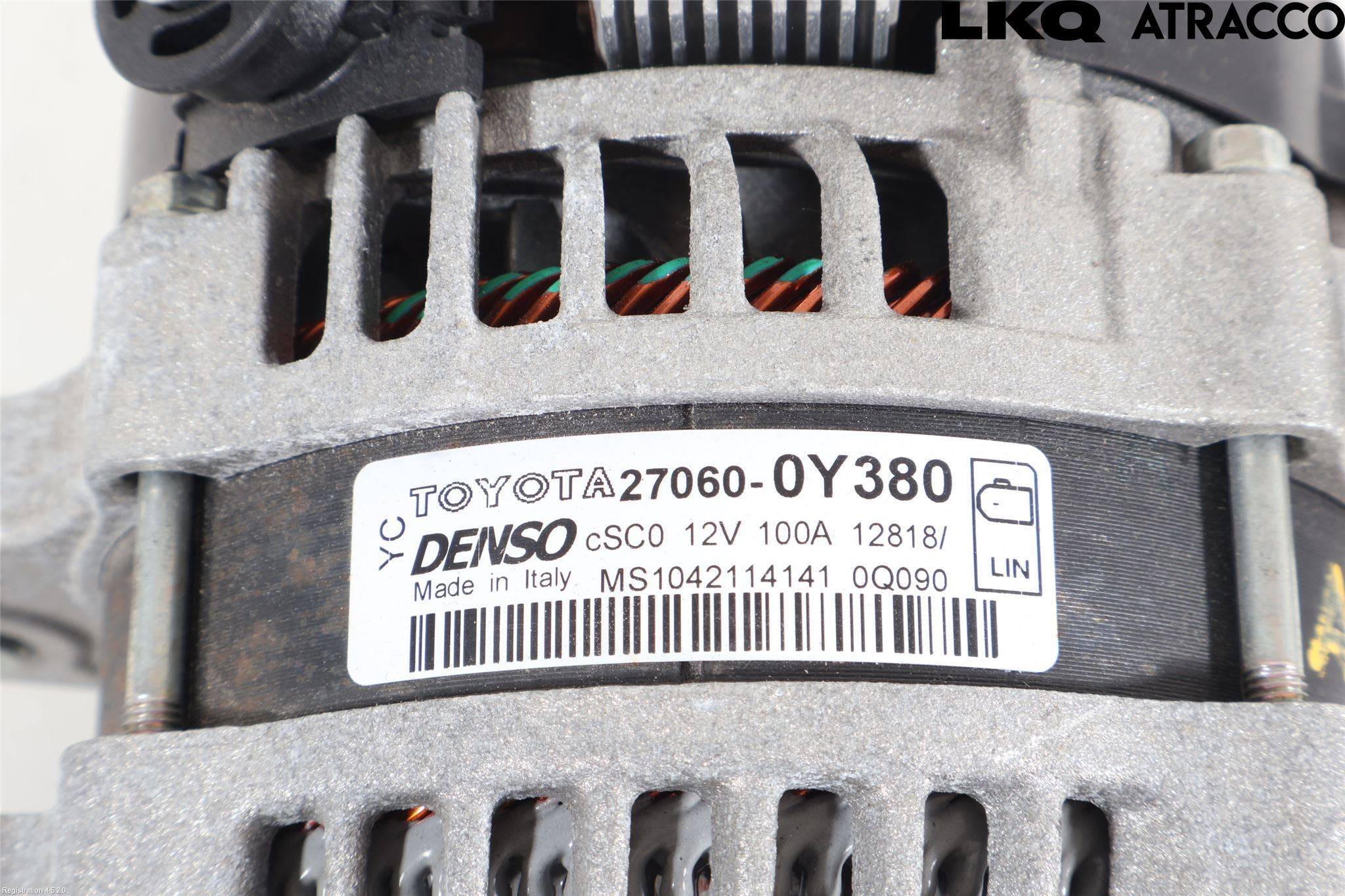 Toyota YARIS XP130 15-20 Generator