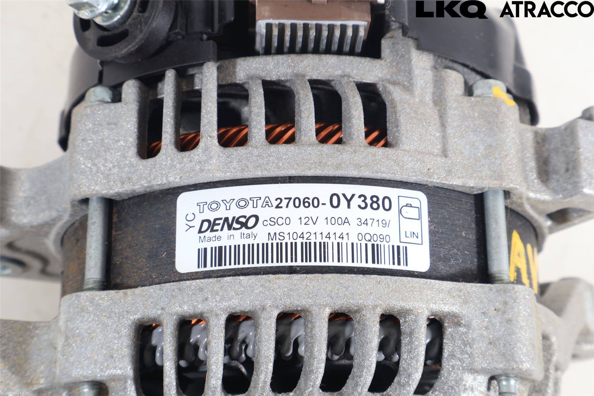 Toyota YARIS XP130 15-20 Generator