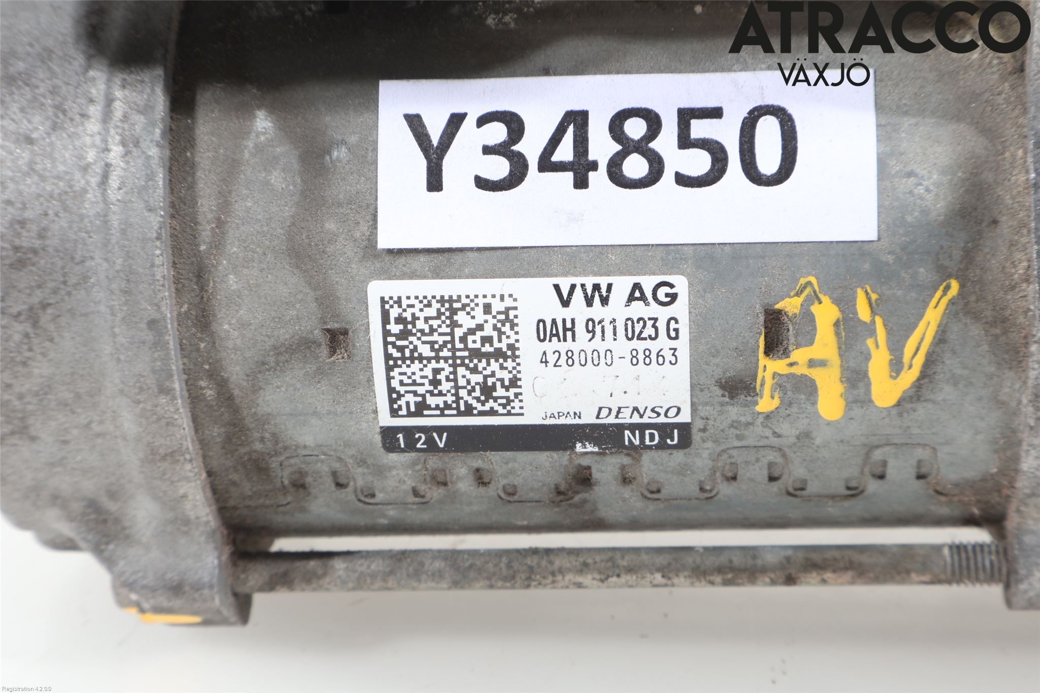 Volkswagen VW GOLF / E-GOLF VII 13-20 Startmotor