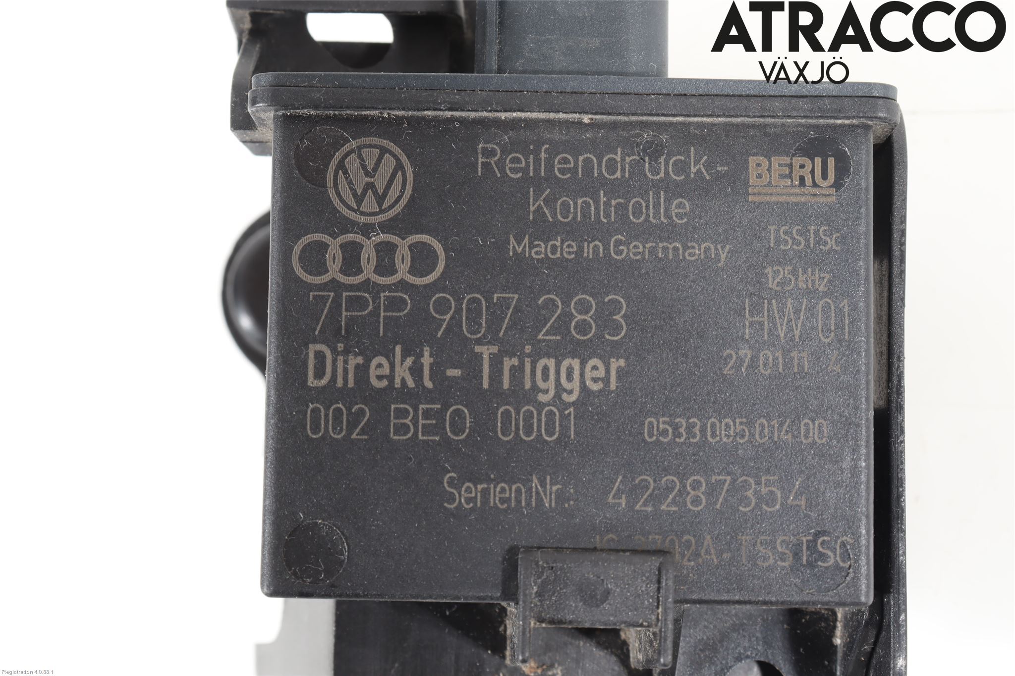 Porsche 911 (997) 05-12 Givare Däcktryck