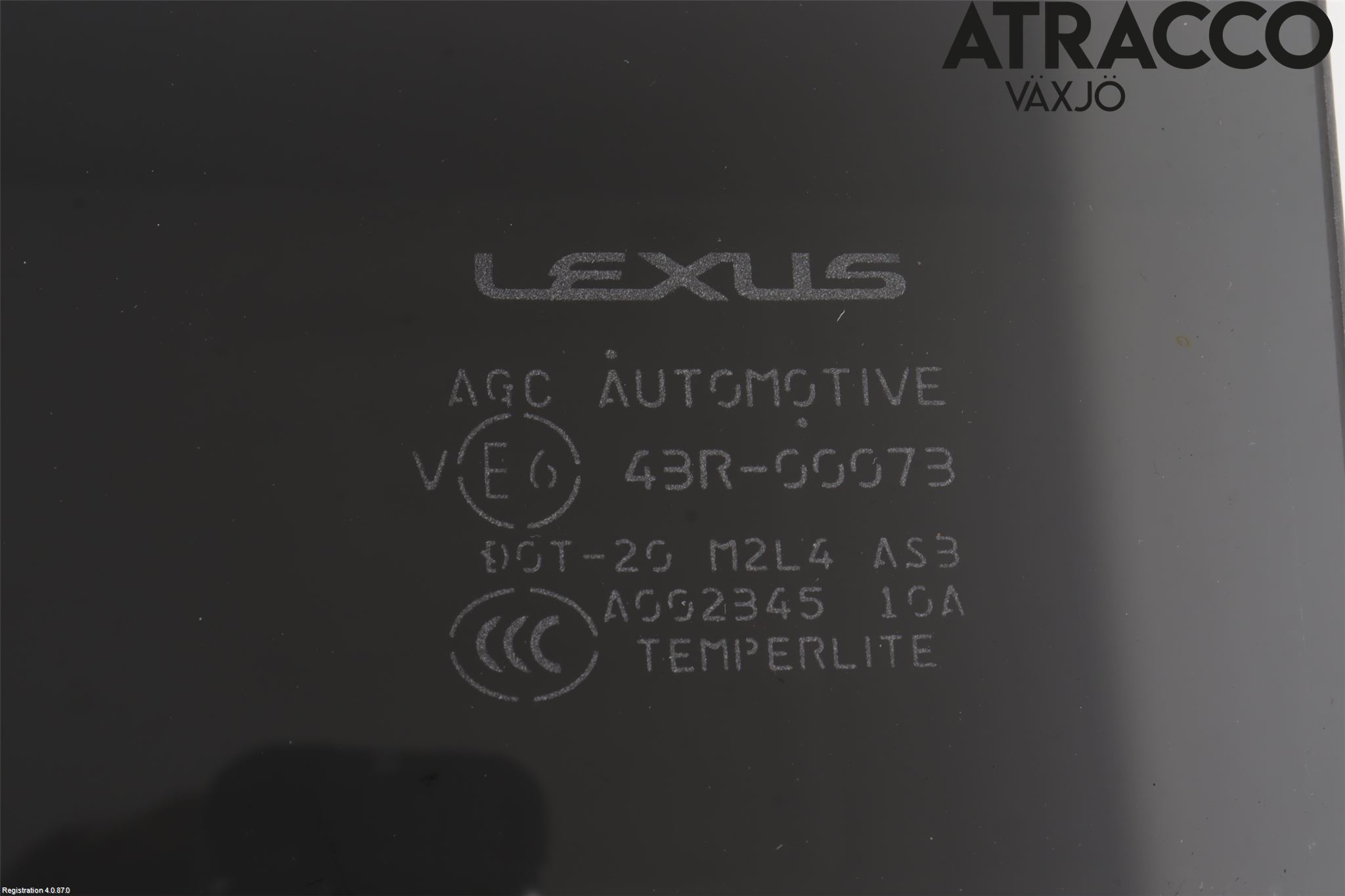 Lexus RX AL20 16-22 Dörruta Bak Vänster