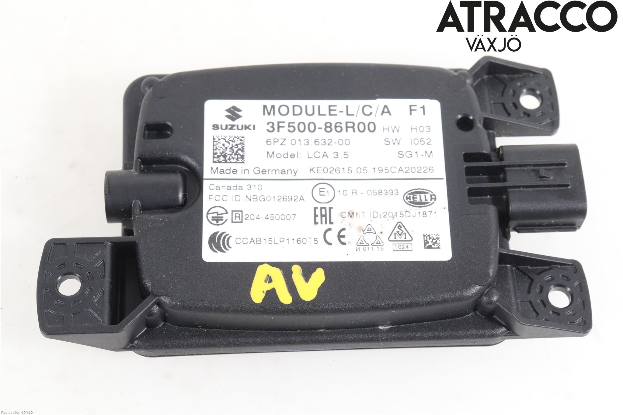 Suzuki VITARA 15- Sensor Aktivt Kollisionsskydd