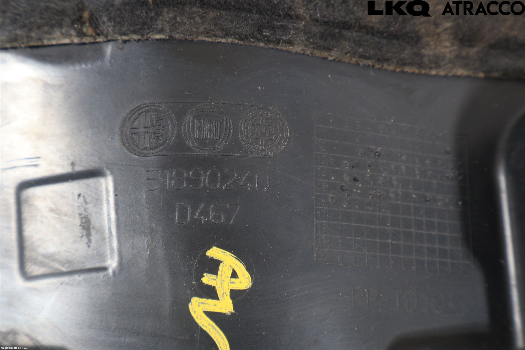 Fiat 500L 13-19 Skärm Inner