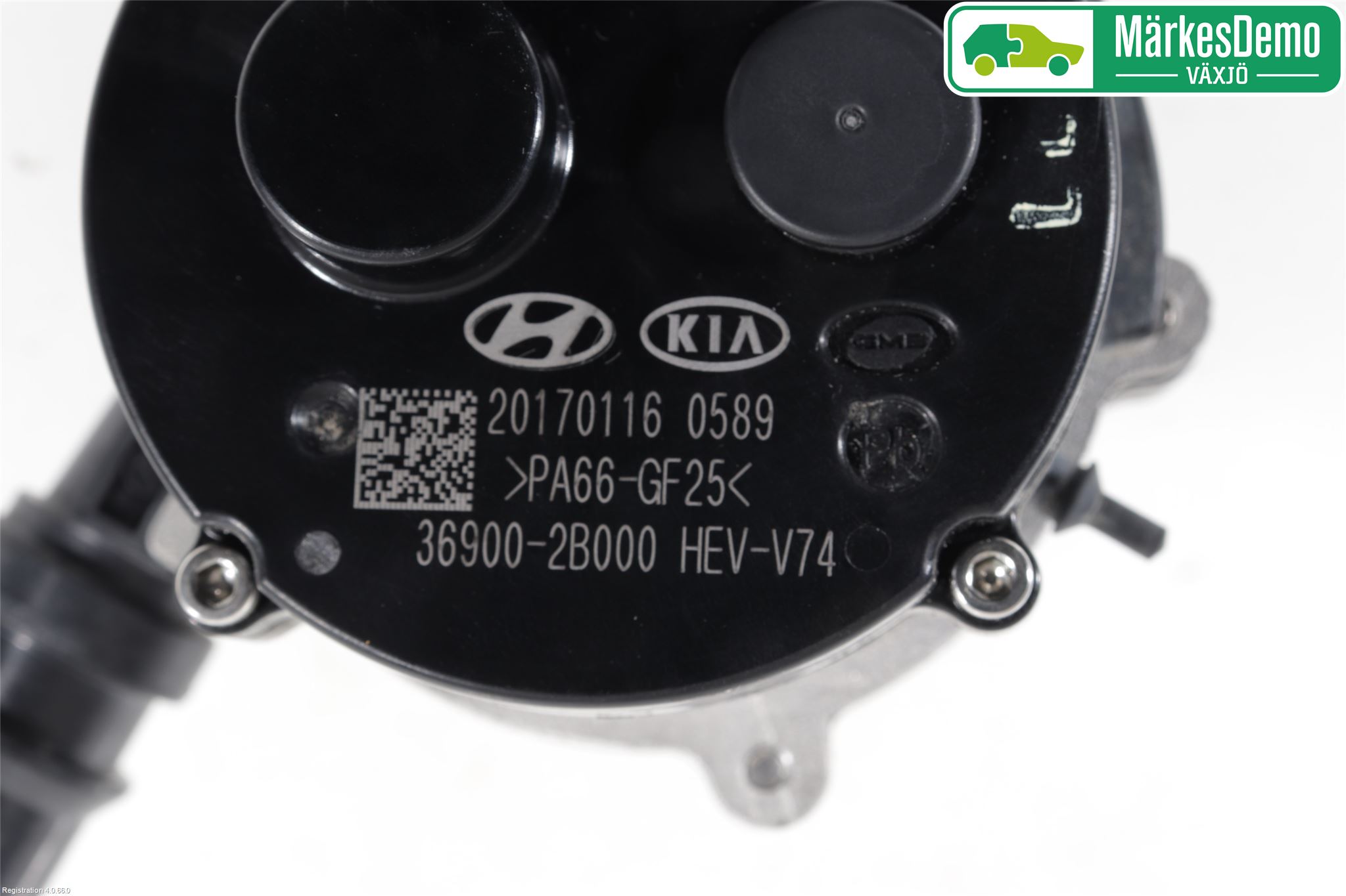 Kia NIRO (DE) 17-22 Värme Cirkulationspump