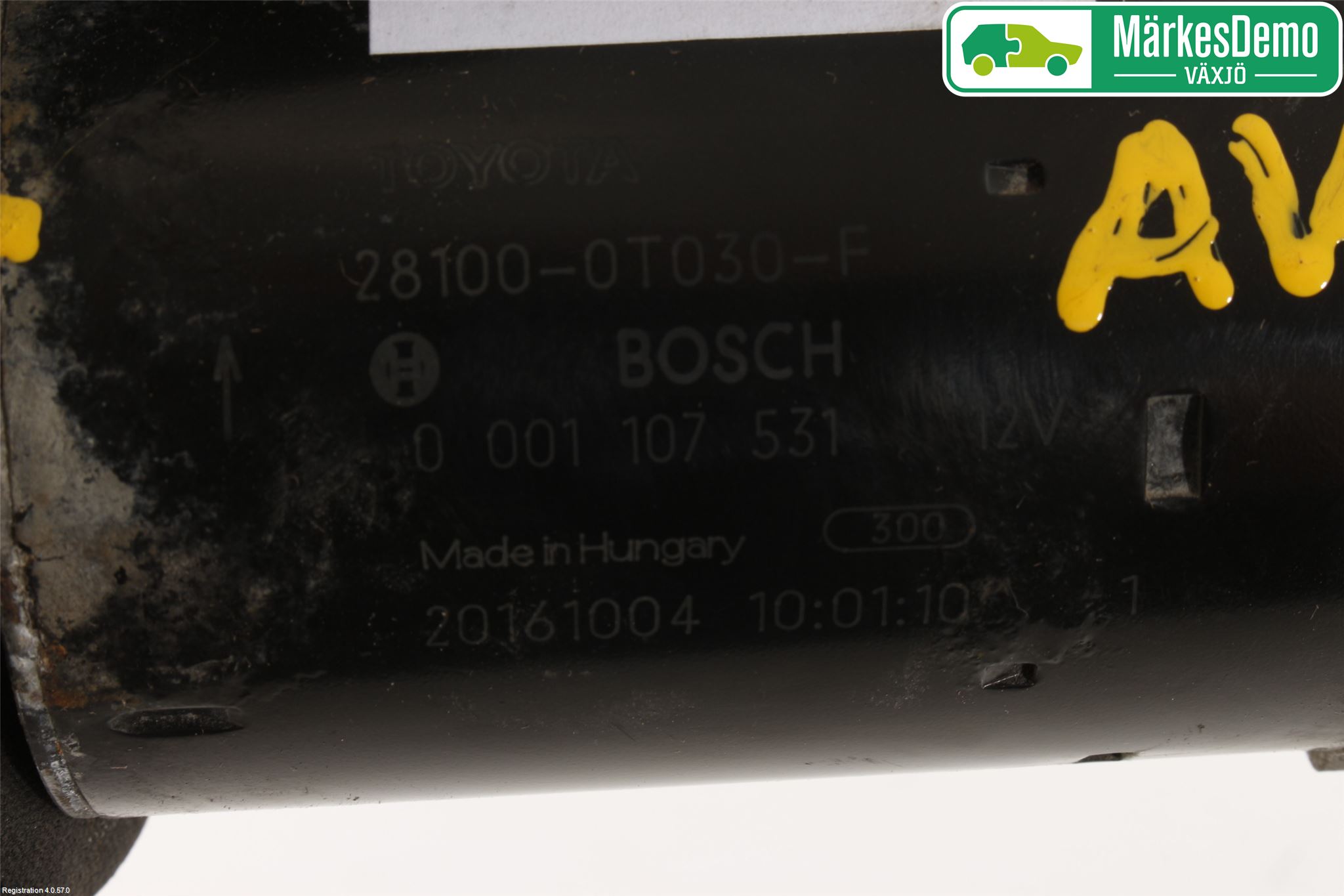 Toyota AVENSIS 16-18 Startmotor